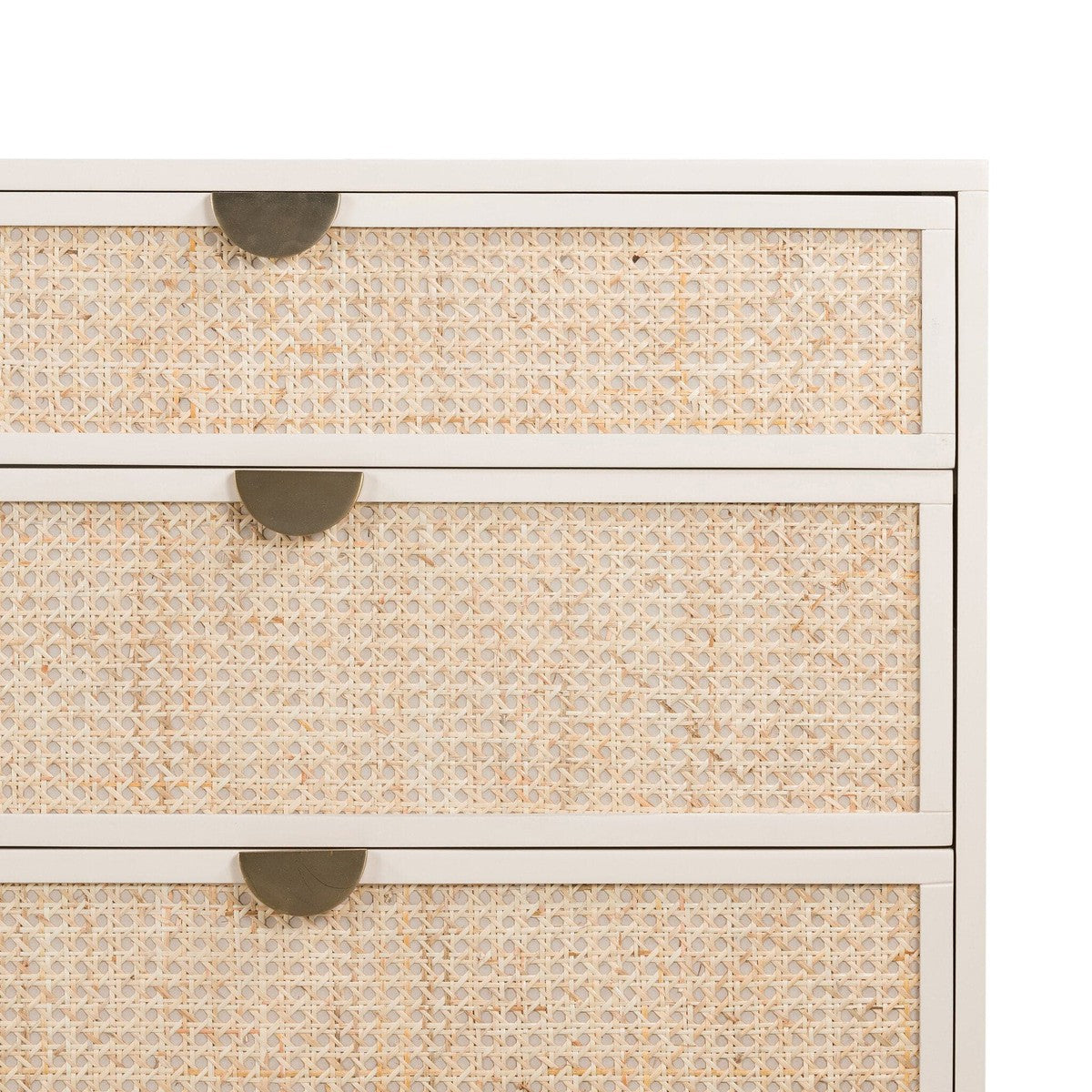 Luella 6 Drawer Dresser - Light Natural Cane