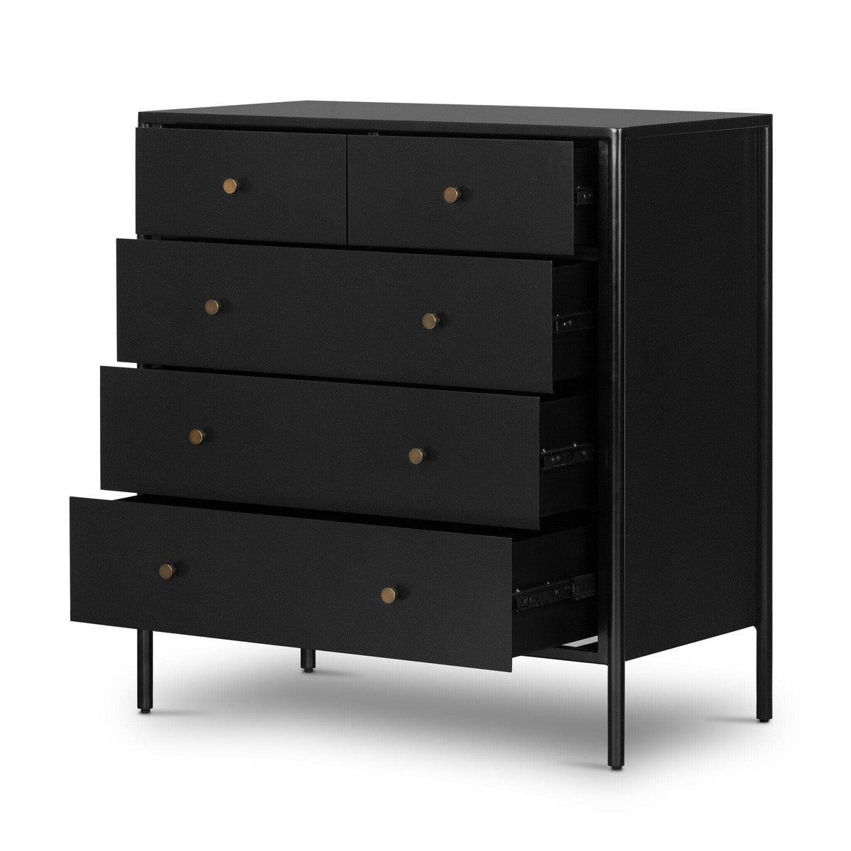 Soto 5 Drawer Dresser - Black