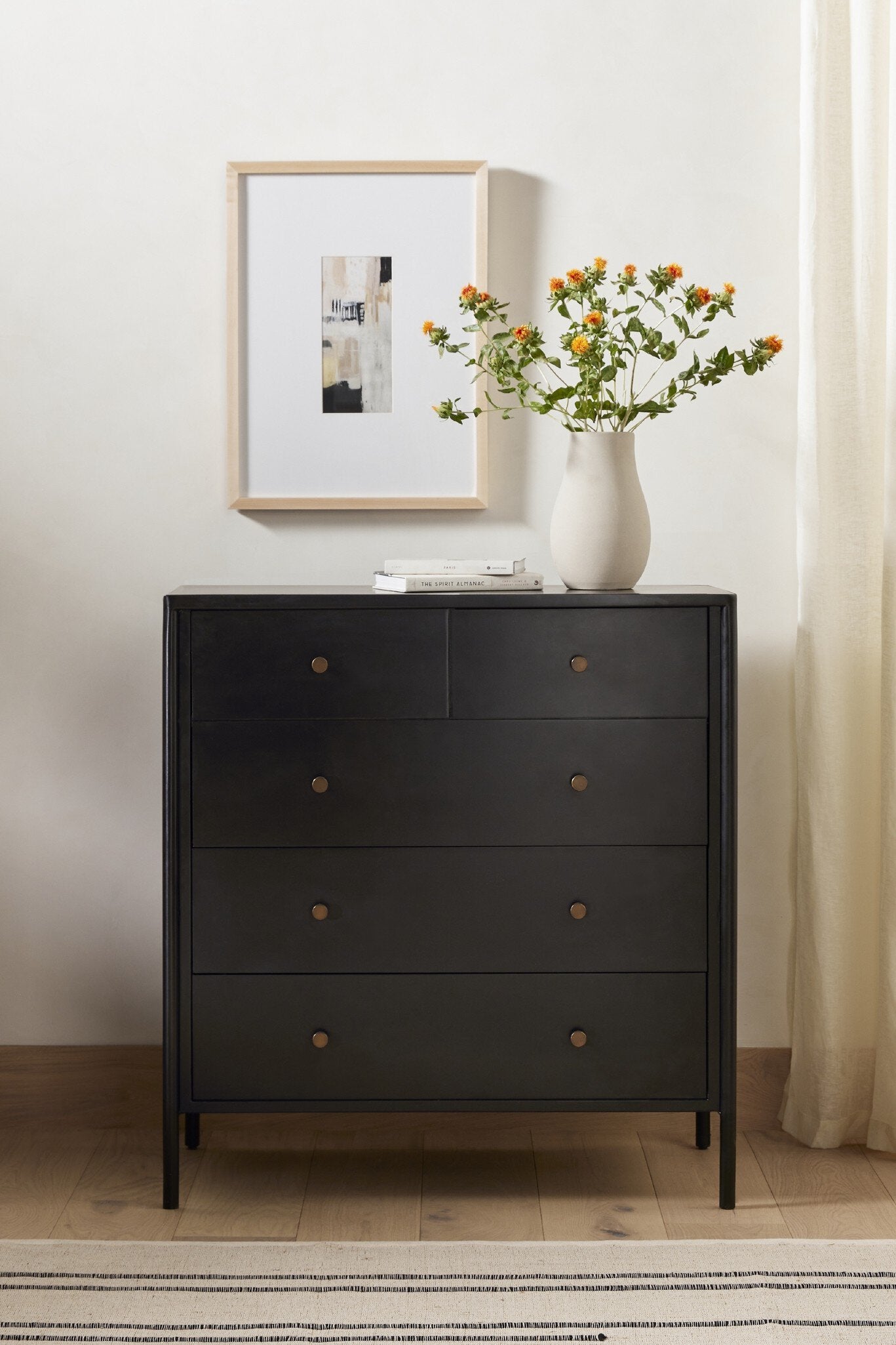 Soto 5 Drawer Dresser - Black