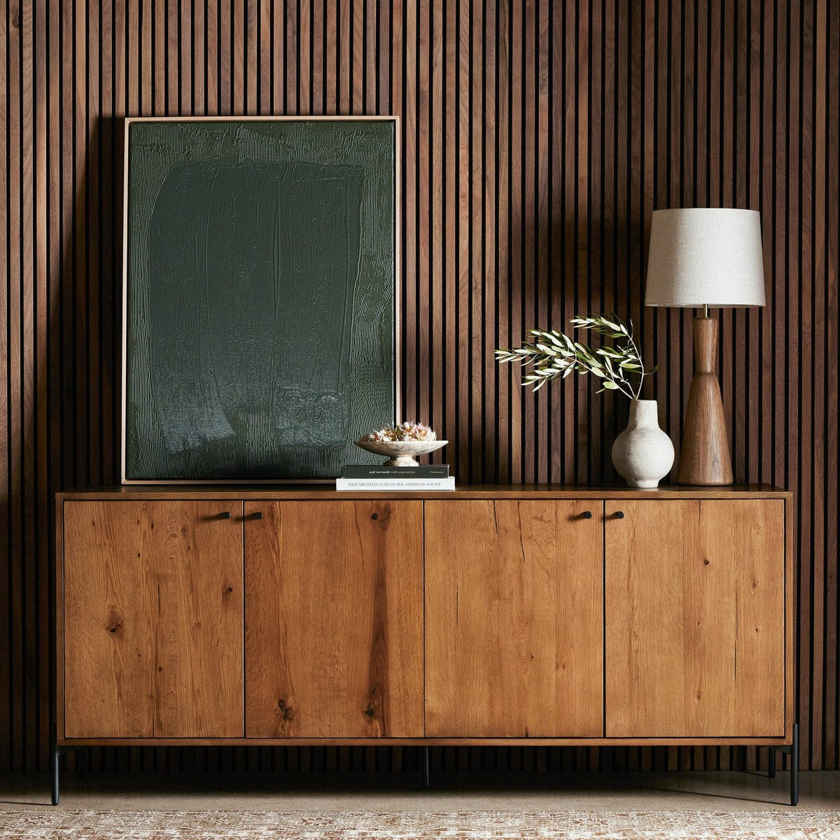 Eaton Sideboard - Amber Oak Resin