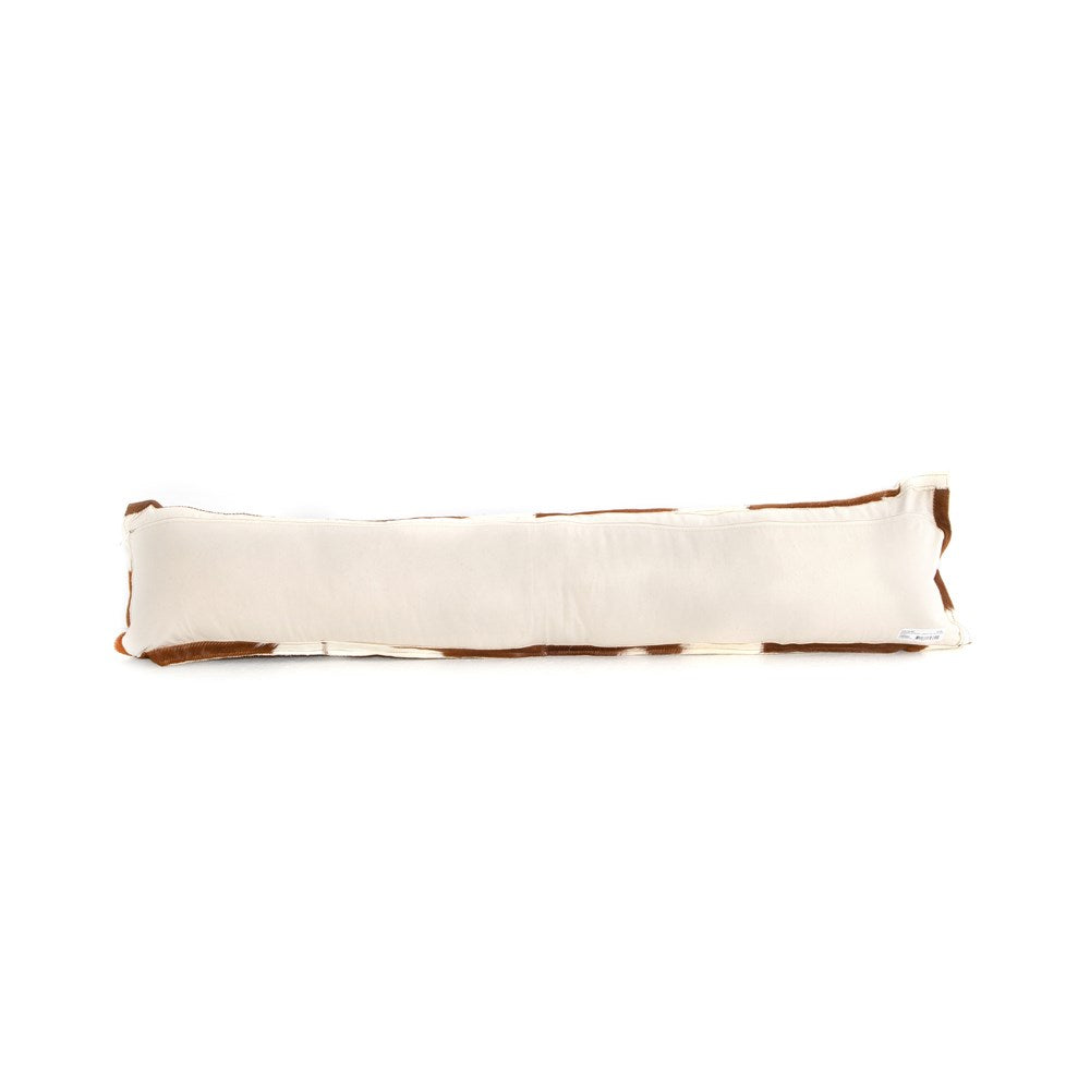 Modern Cowhide Lumbar Pillow-B&wh-12x48-Four Hands-FH-228118-001-Decor-3-France and Son