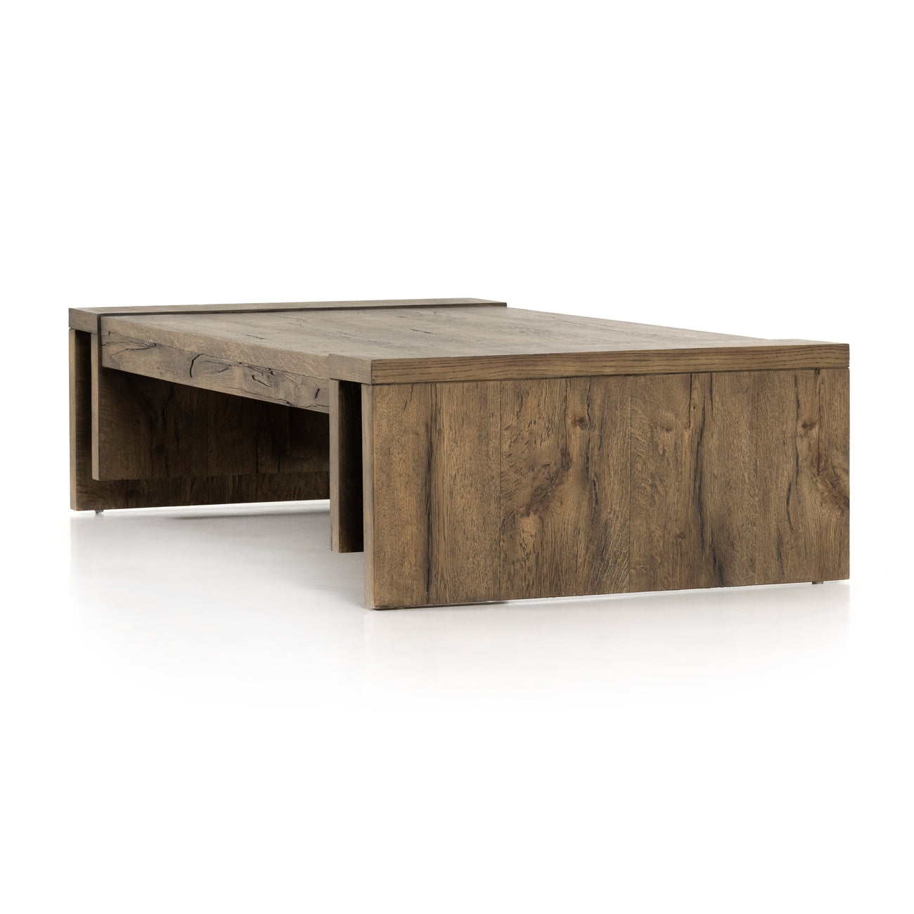 Beam Coffee Table-Rustic Fawn Veneer-Four Hands-FH-228119-002-Coffee Tables-2-France and Son