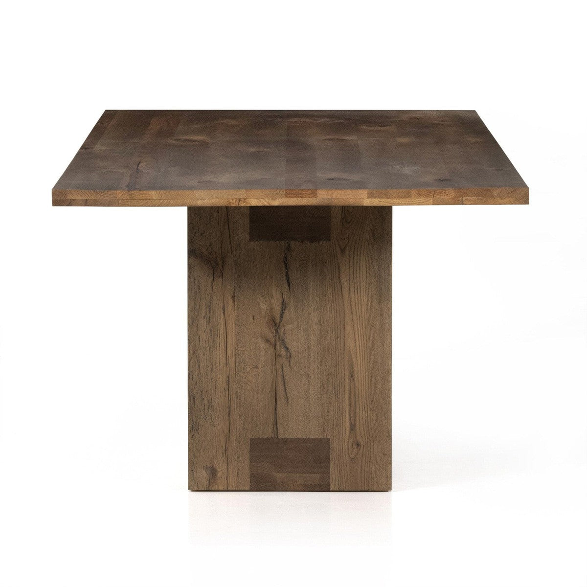 Perrin Dining Table 93" - Rustic Fawn Veneer