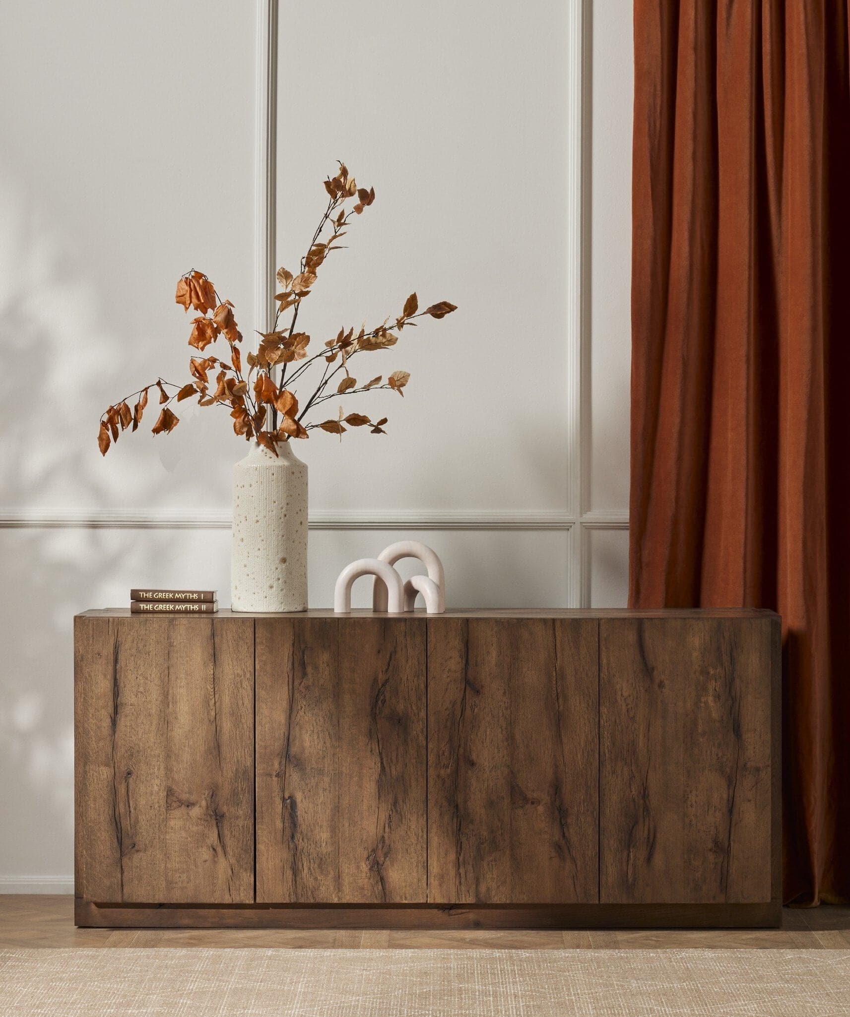 Perrin Sideboard - Rustic Fawn Veneer