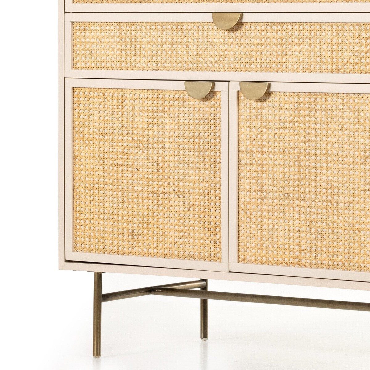 Luella Tall Dresser - Light Natural Cane