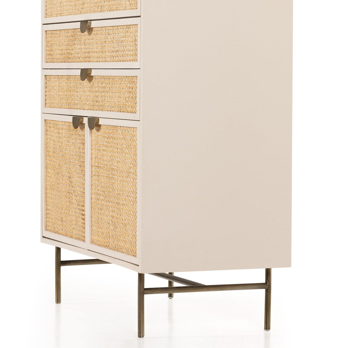 Luella Tall Dresser - Light Natural Cane