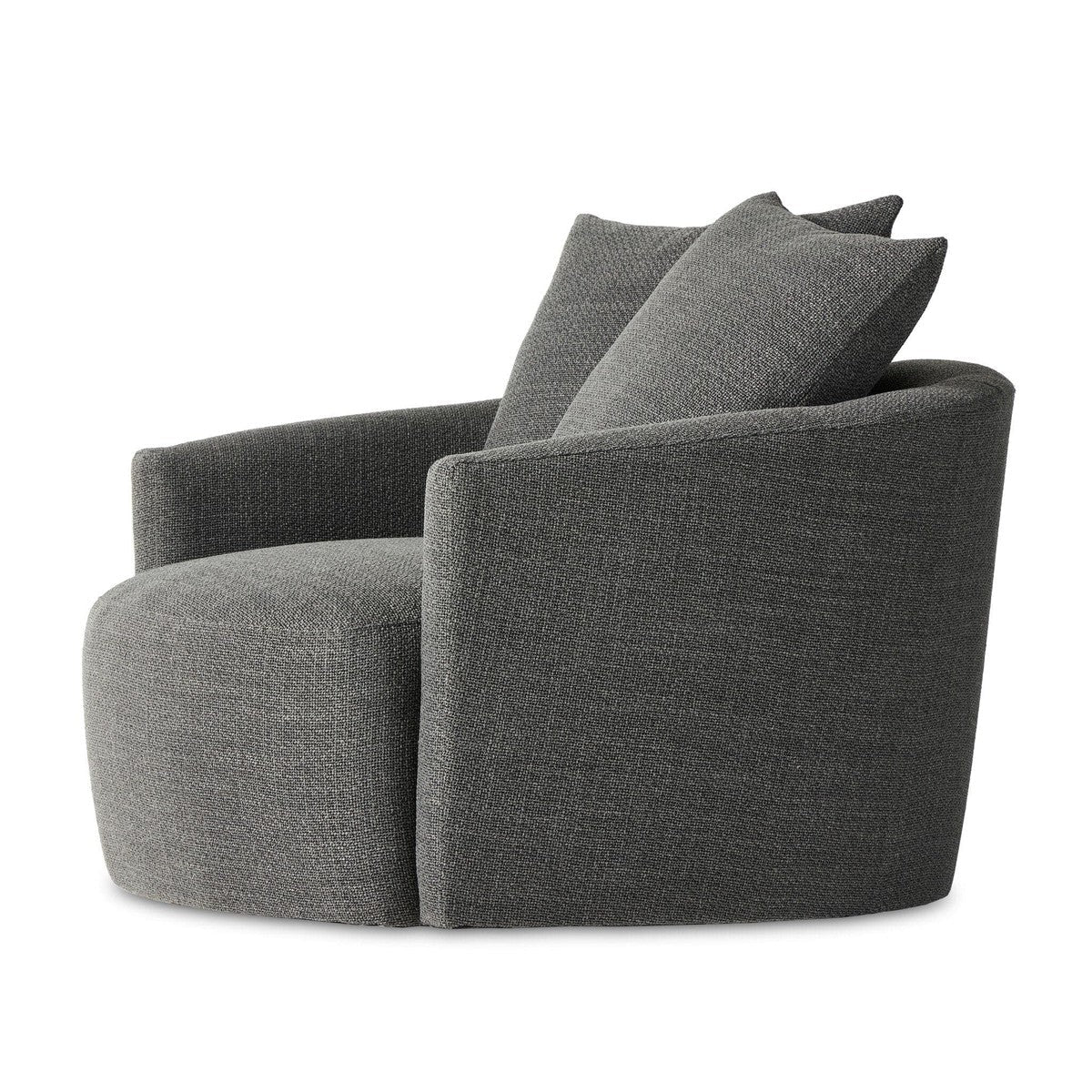 Chloe Swivel Chair - Gibson Smoke