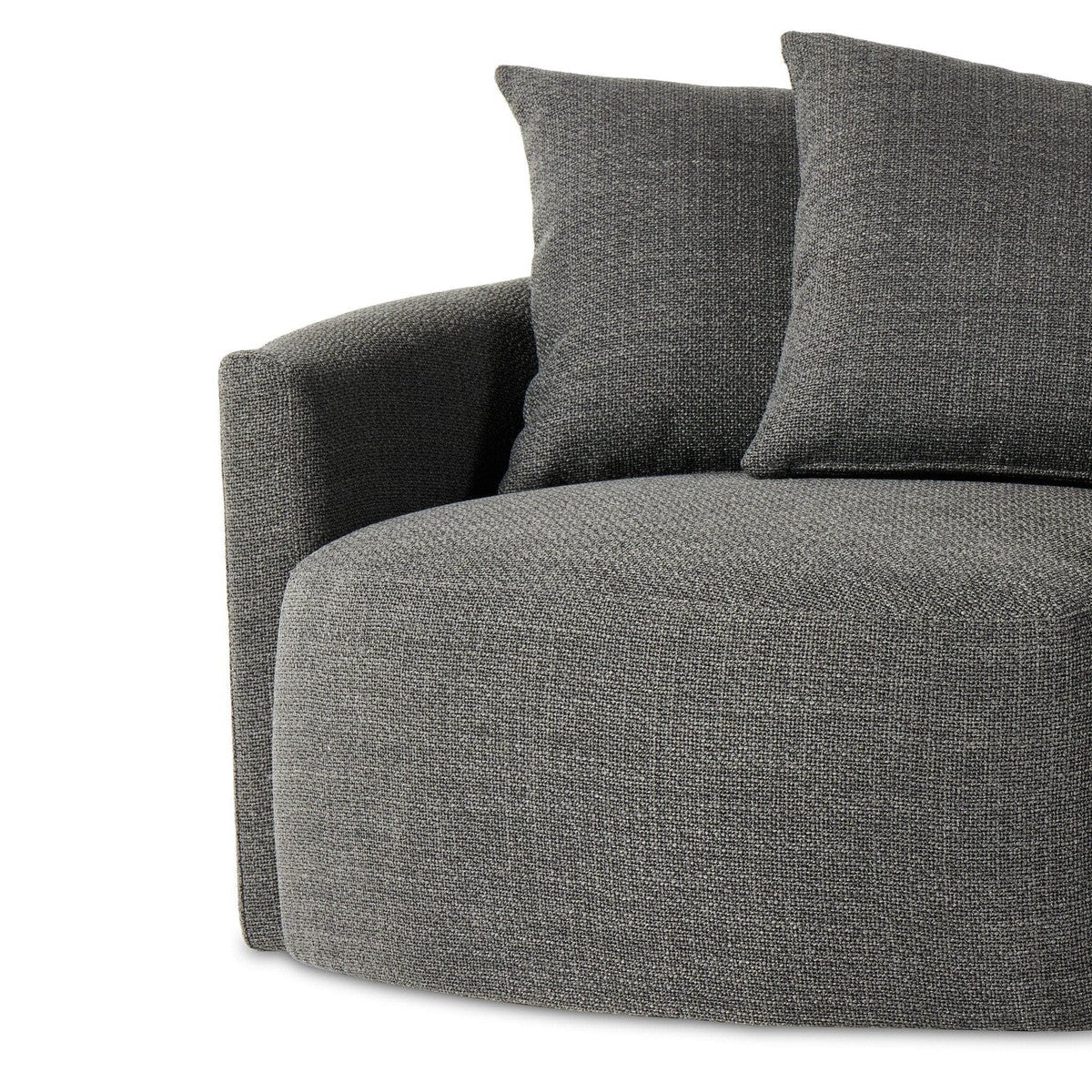 Chloe Swivel Chair - Gibson Smoke