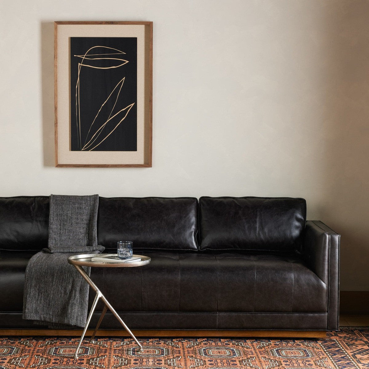 Kiera Sofa - Sonoma Black