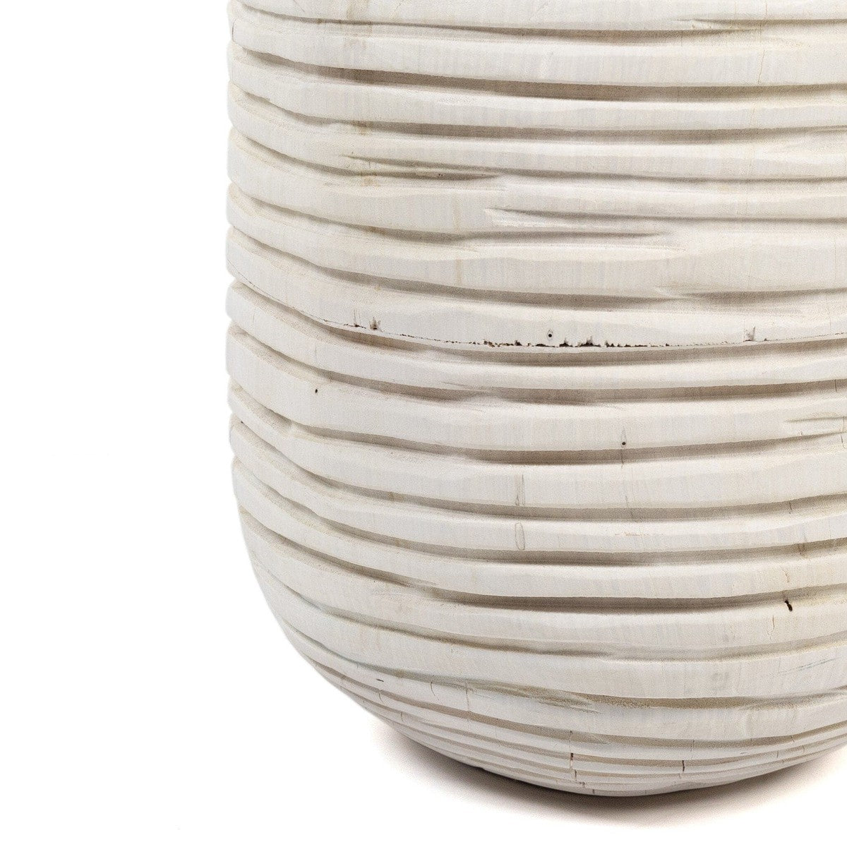 Beto Banded Vase - Ivory