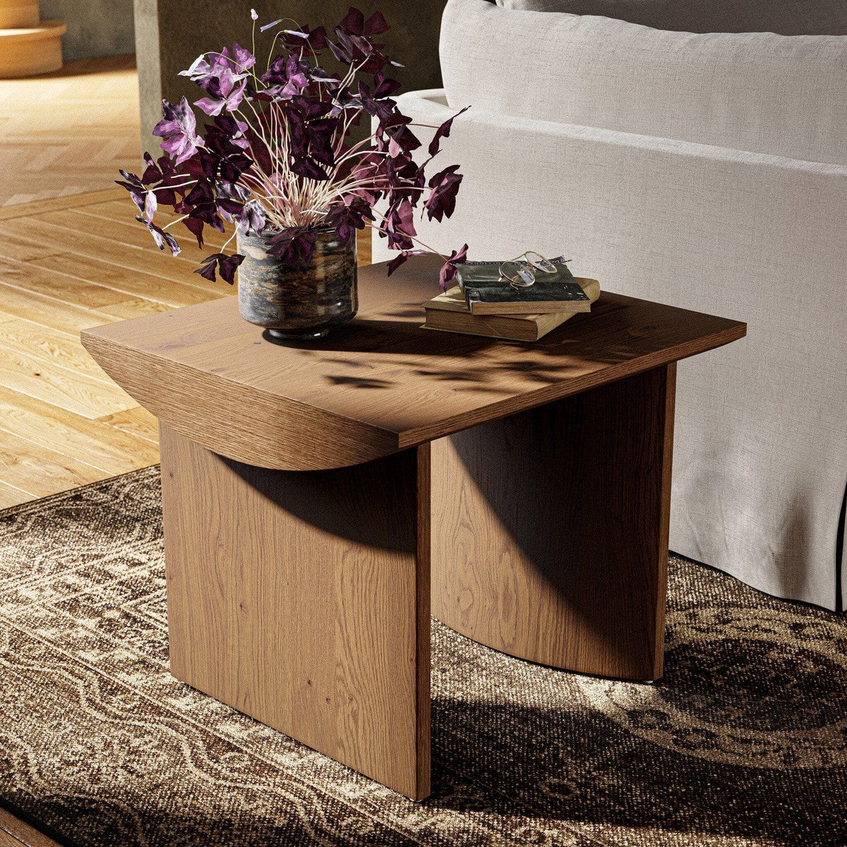 Pickford End Table - Dusted Oak Veneer