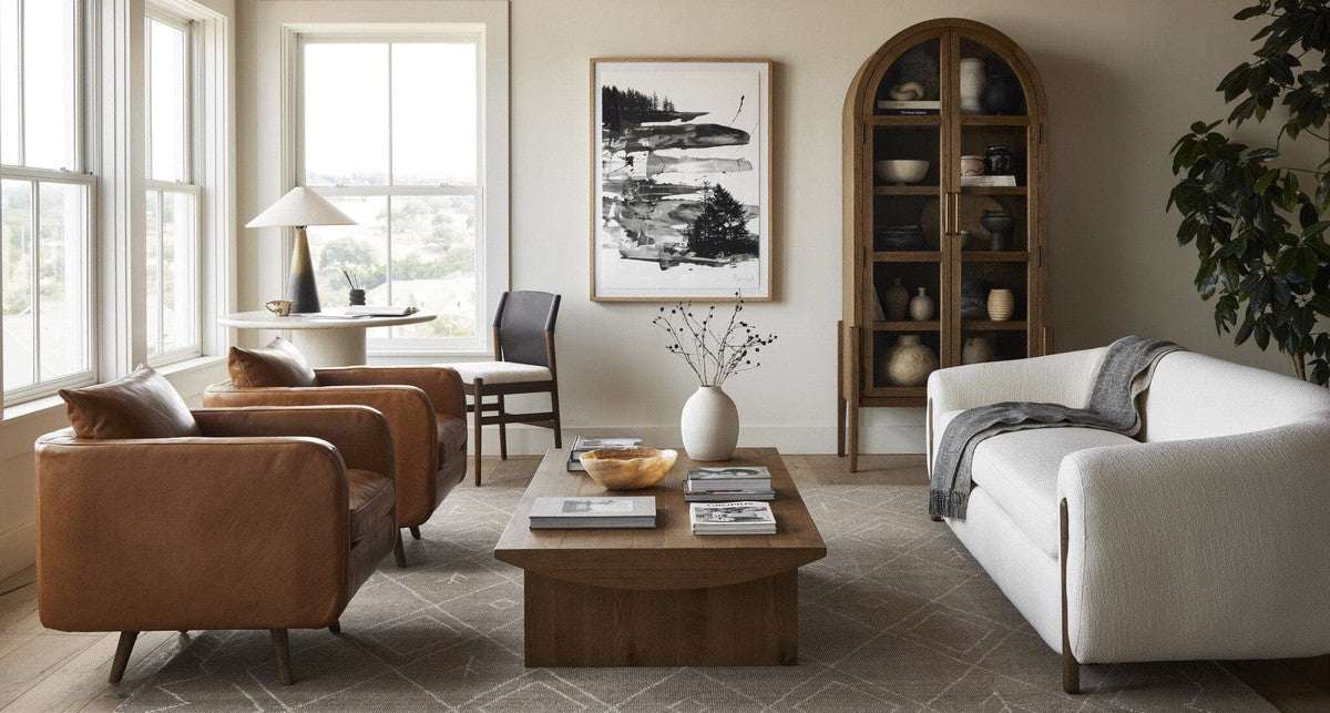 Pickford Coffee Table - Dusted Oak Veneer