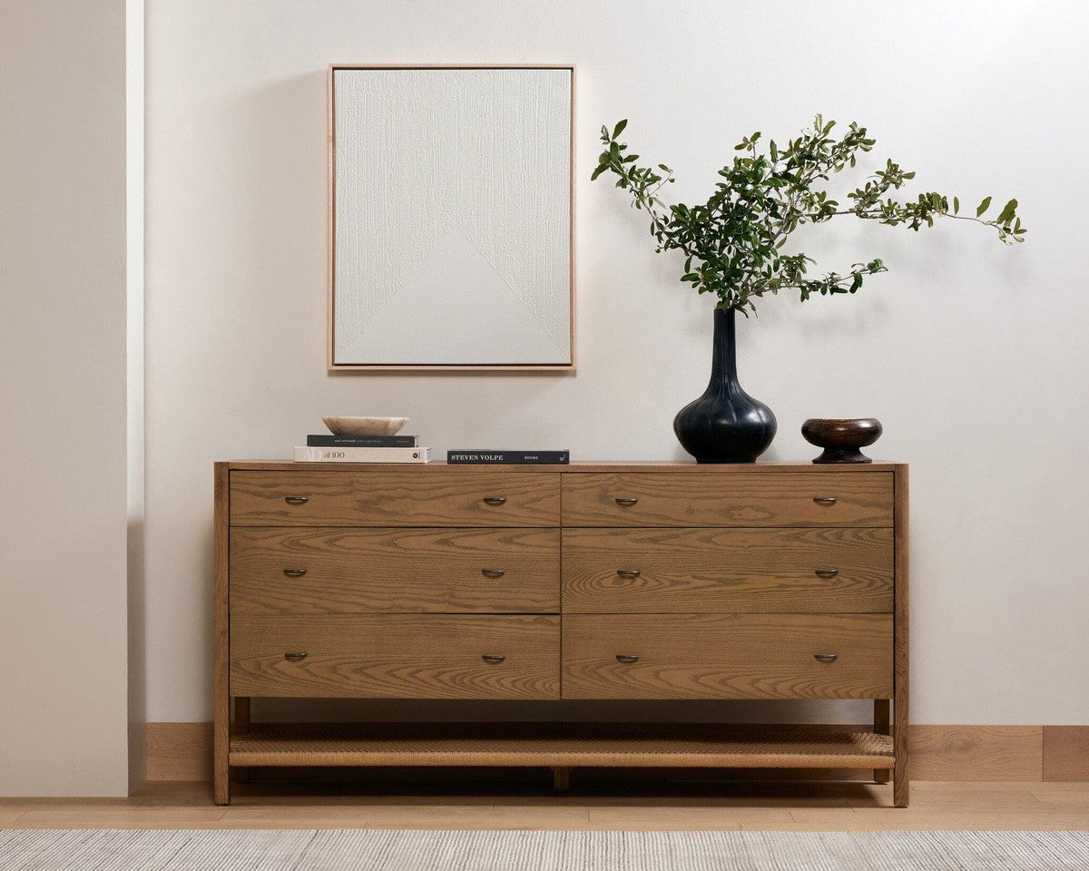 Zuma 6 Drawer Dresser - Dune Ash