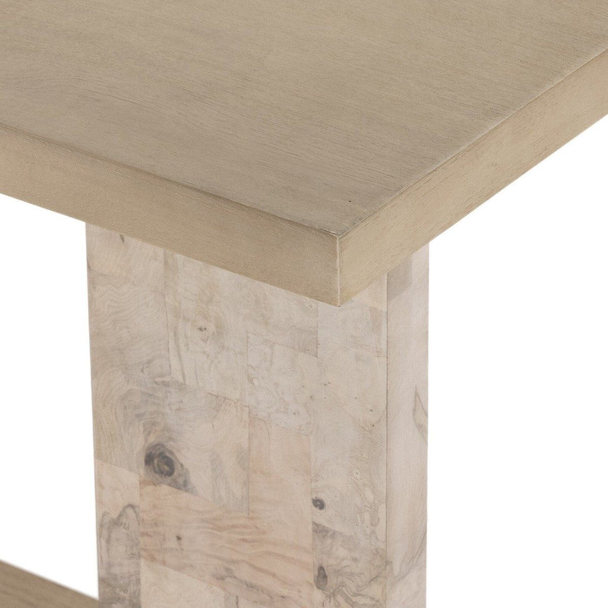 Darian Console Table - White Mahogany