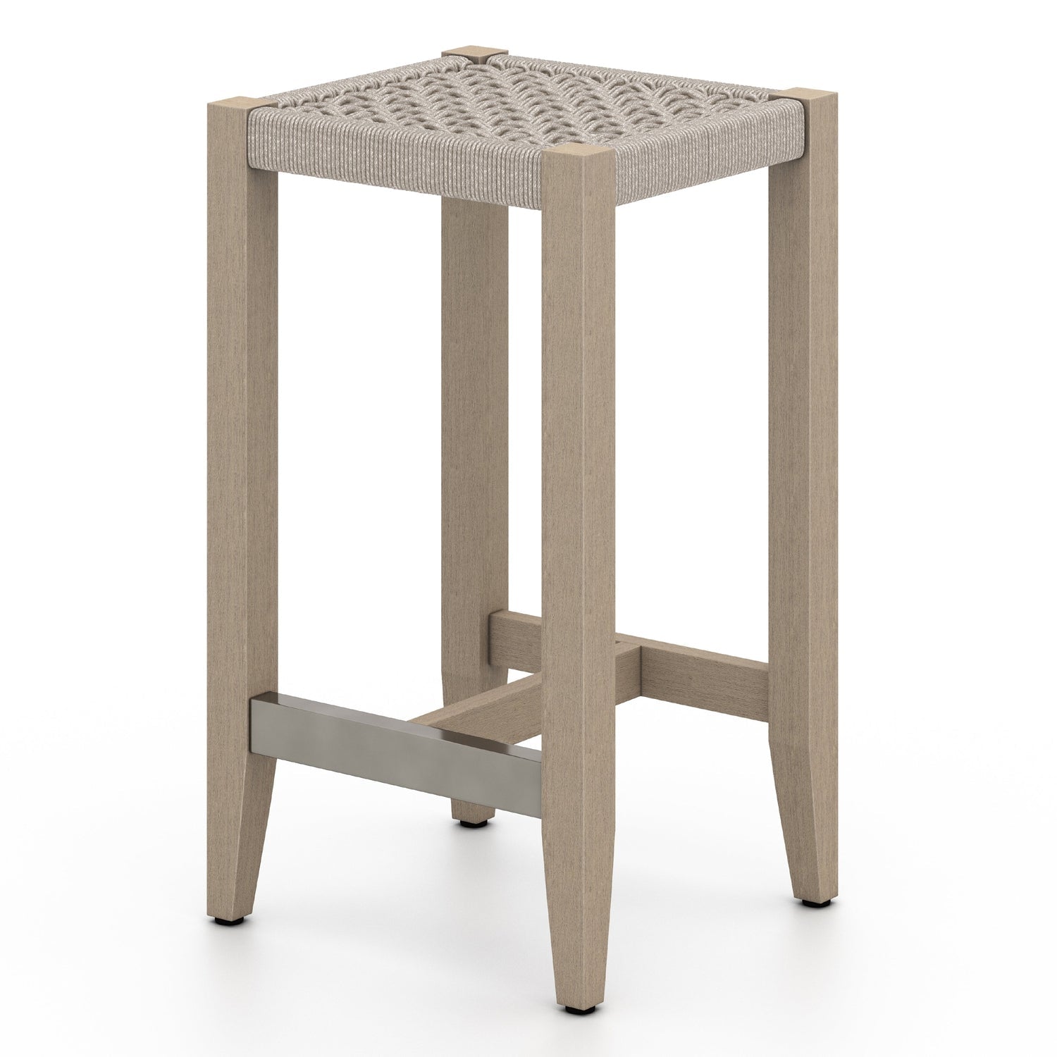 Sherwood Outdoor Bar Stool-Four Hands-FH-228948-003-Stools & OttomansBar Stool-Washed Brown-1-France and Son