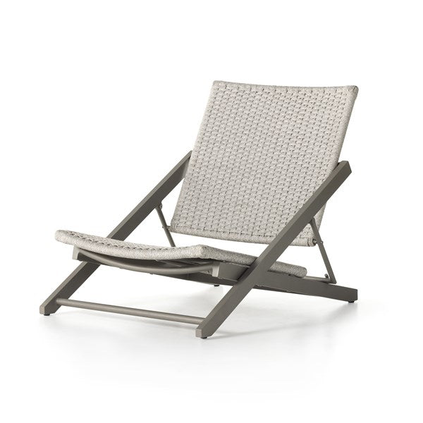 Allister Outdoor Folding Chair-Four Hands-FH-229031-001-Lounge ChairsAshen Slate - Heathered Grey Rope-6-France and Son