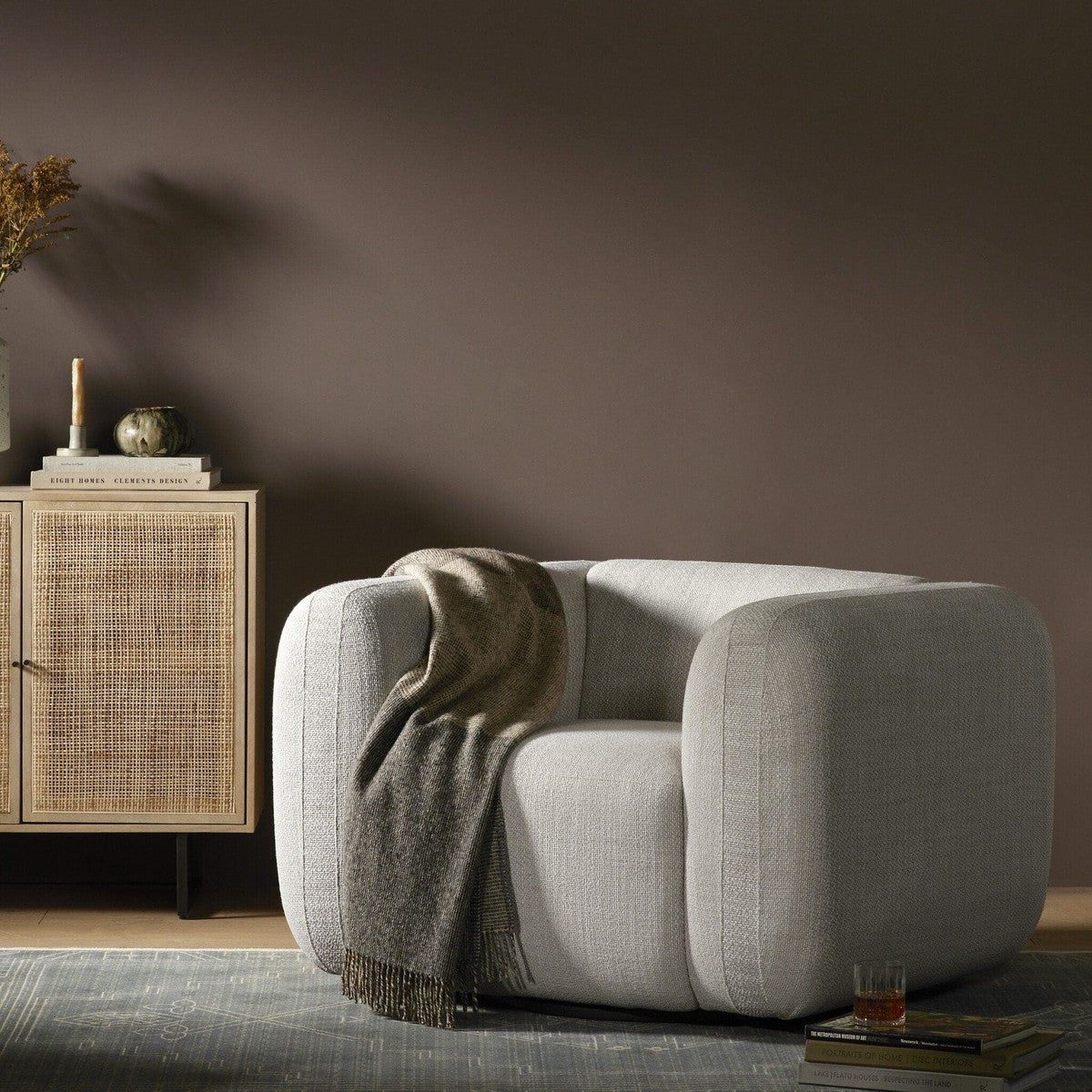 Nara Swivel Chair - Gibson Wheat