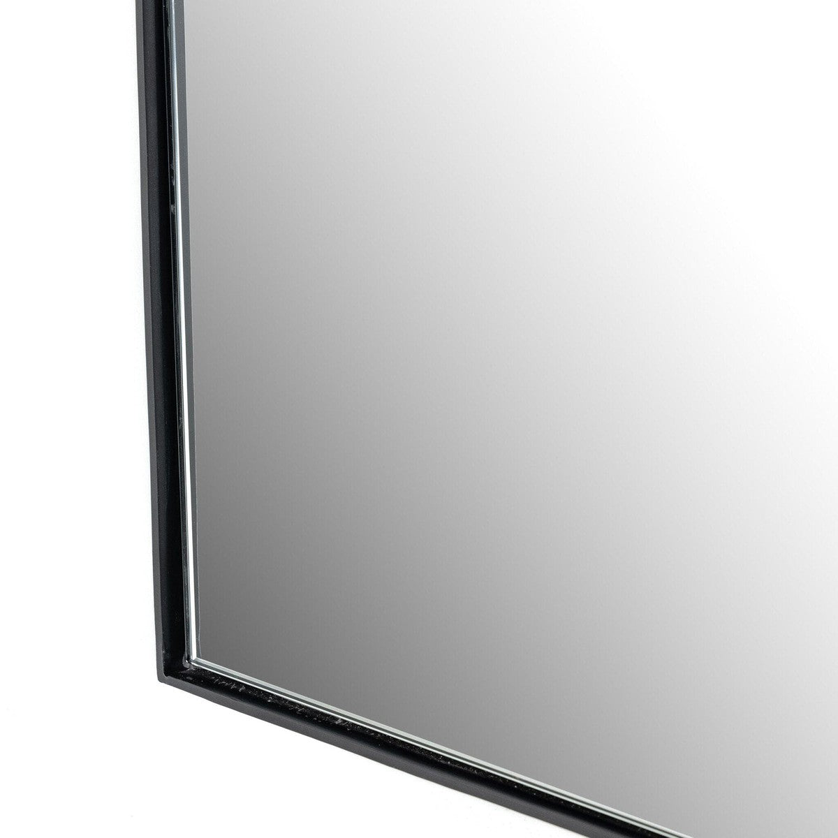 Georgina Wide Mirror - Iron Matte Black