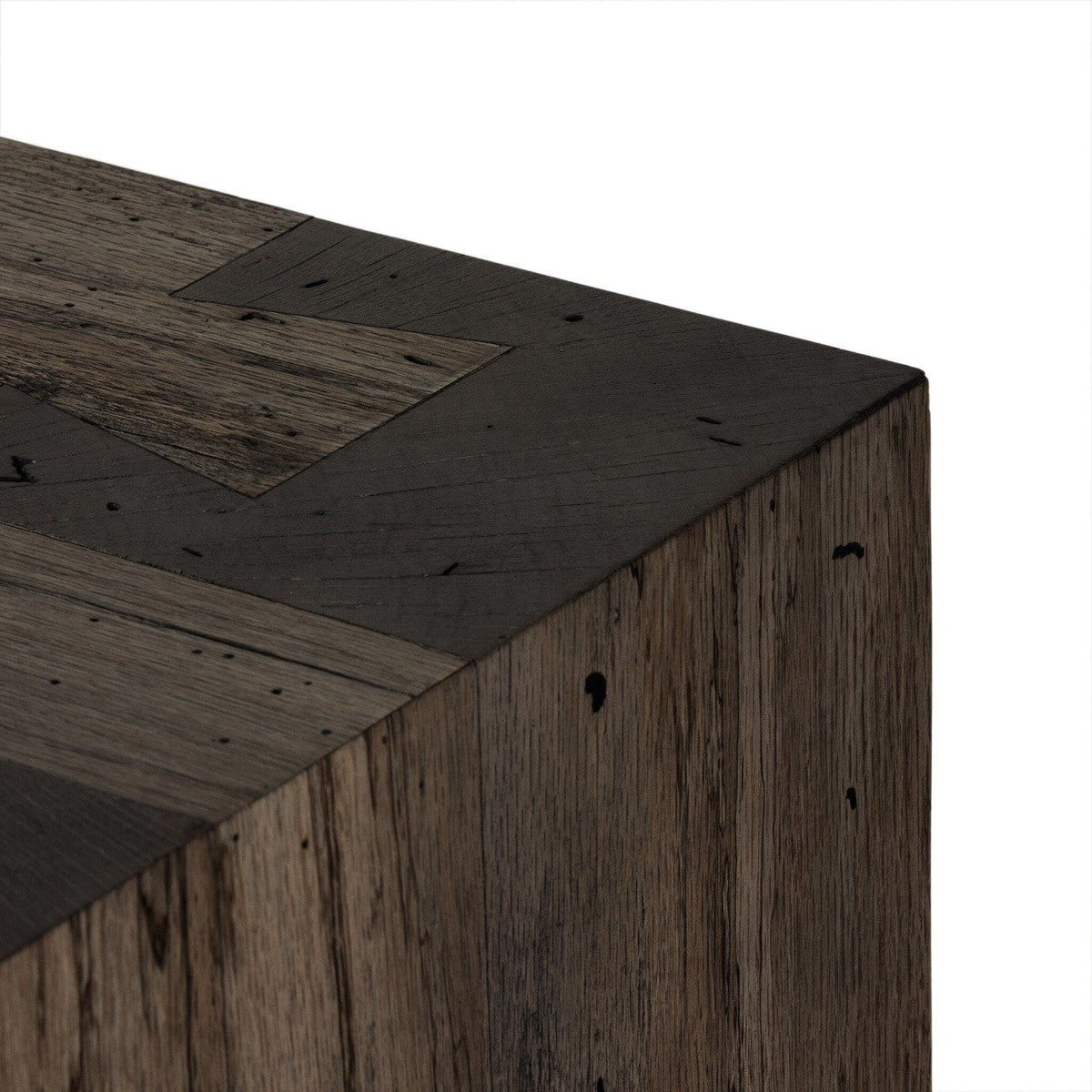 Abaso Sideboard - Ebony Rustic Wormwood Oak