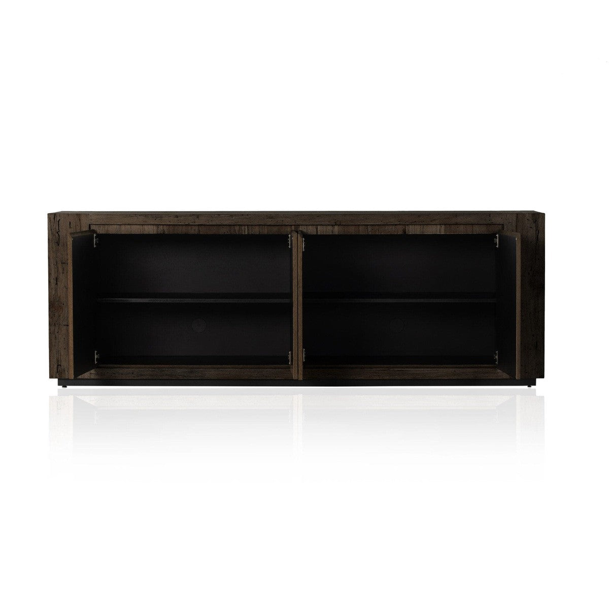 Abaso Sideboard - Ebony Rustic Wormwood Oak