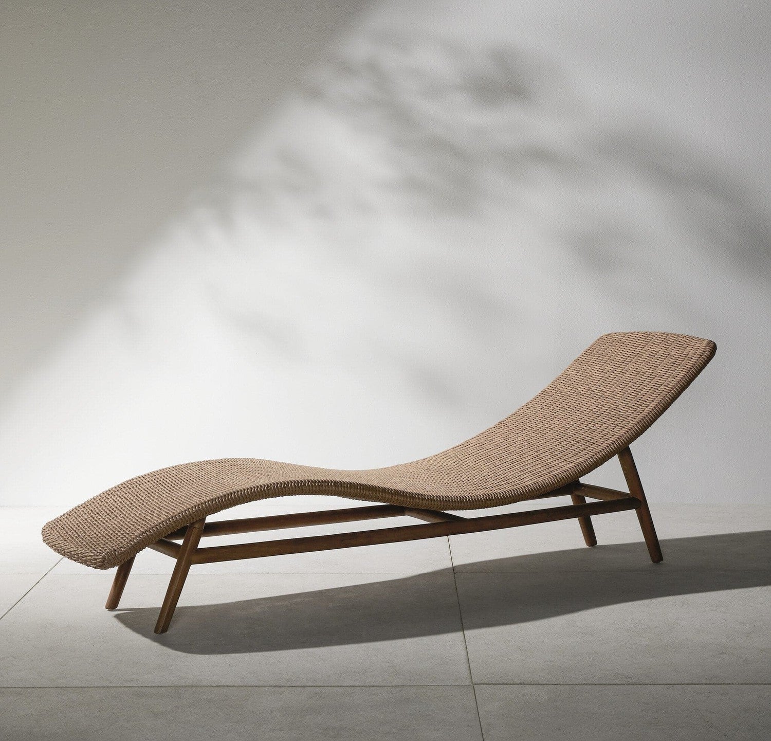 Portia Outdoor Chaise - Vintage Natural