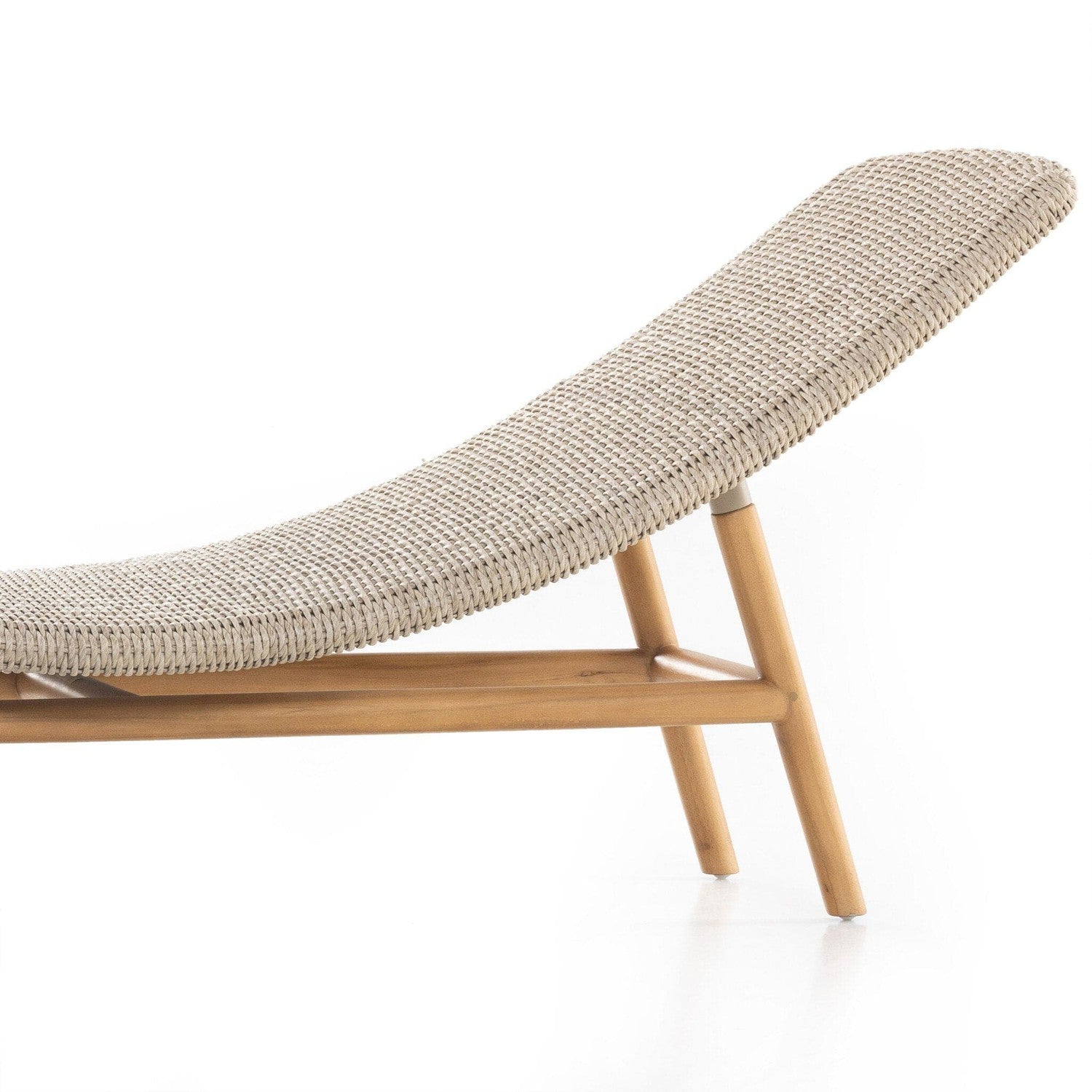 Portia Outdoor Chaise - Vintage White
