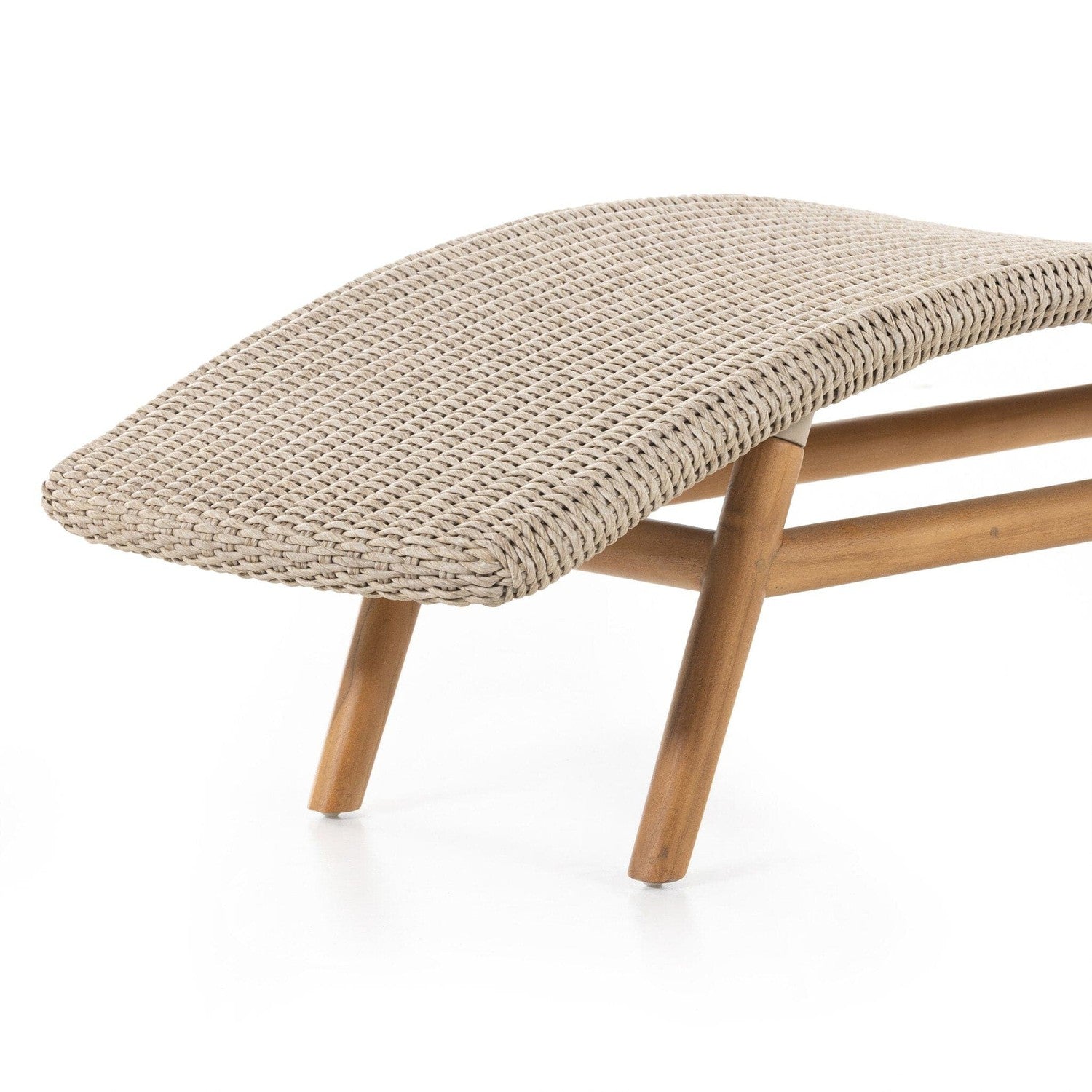 Portia Outdoor Chaise - Vintage White