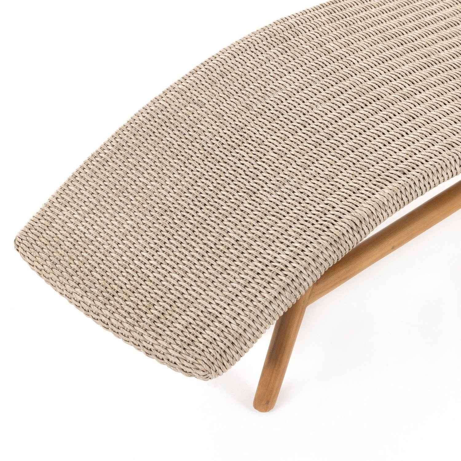 Portia Outdoor Chaise - Vintage White
