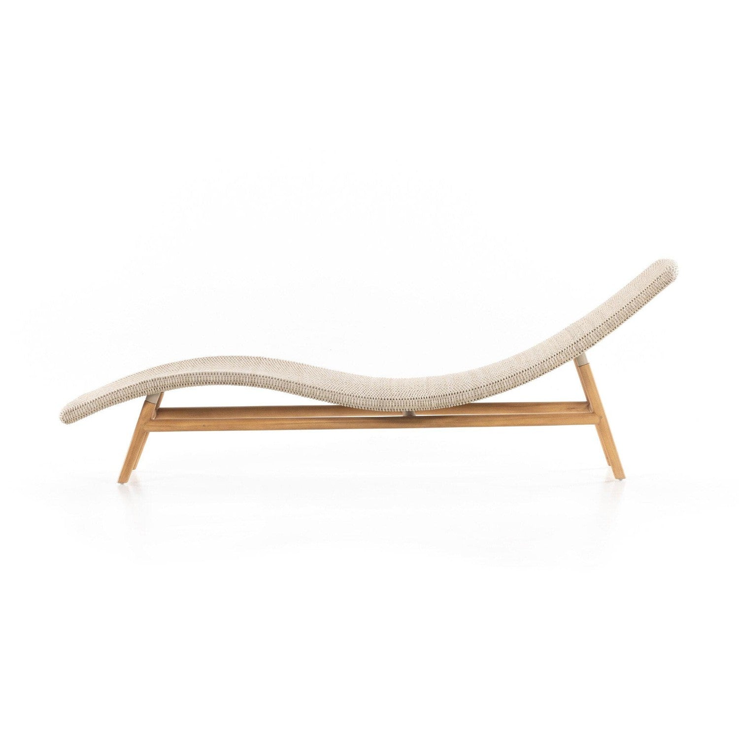 Portia Outdoor Chaise - Vintage White
