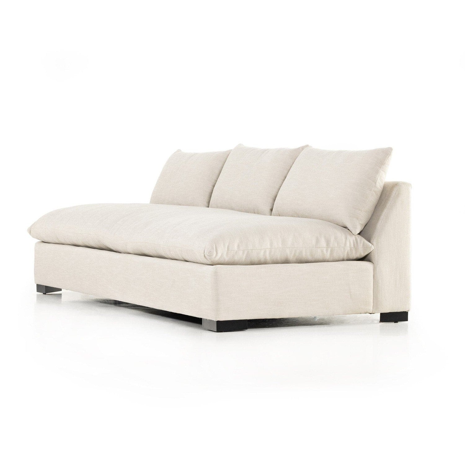 Grant Armless Sofa - Ashby Oatmeal