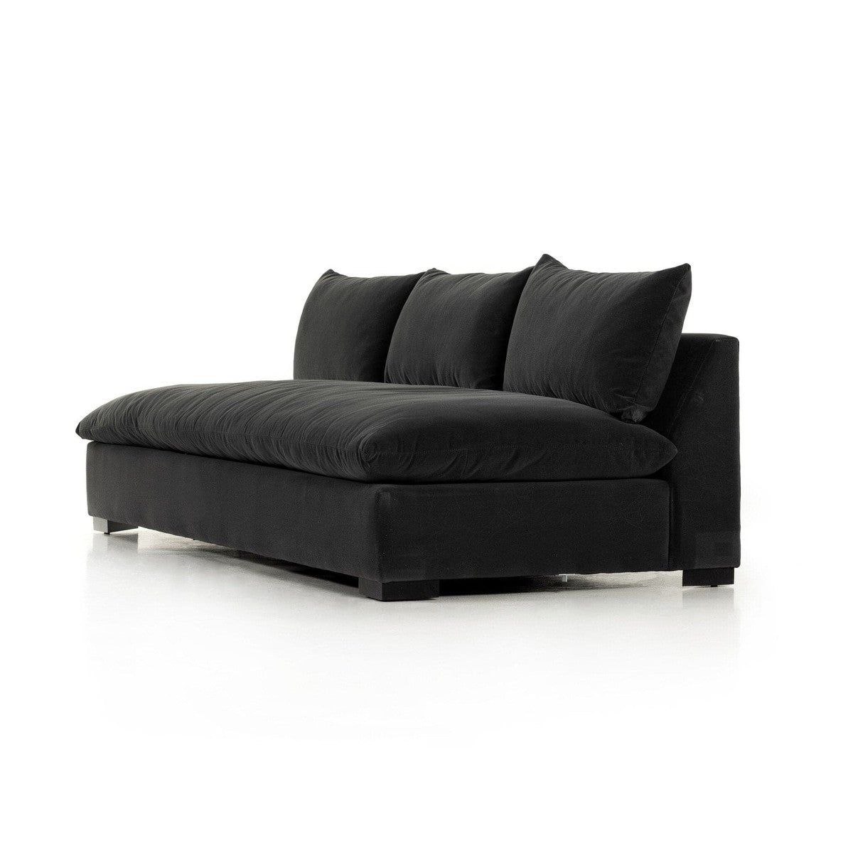 Grant Armless Sofa - Henry Charcoal