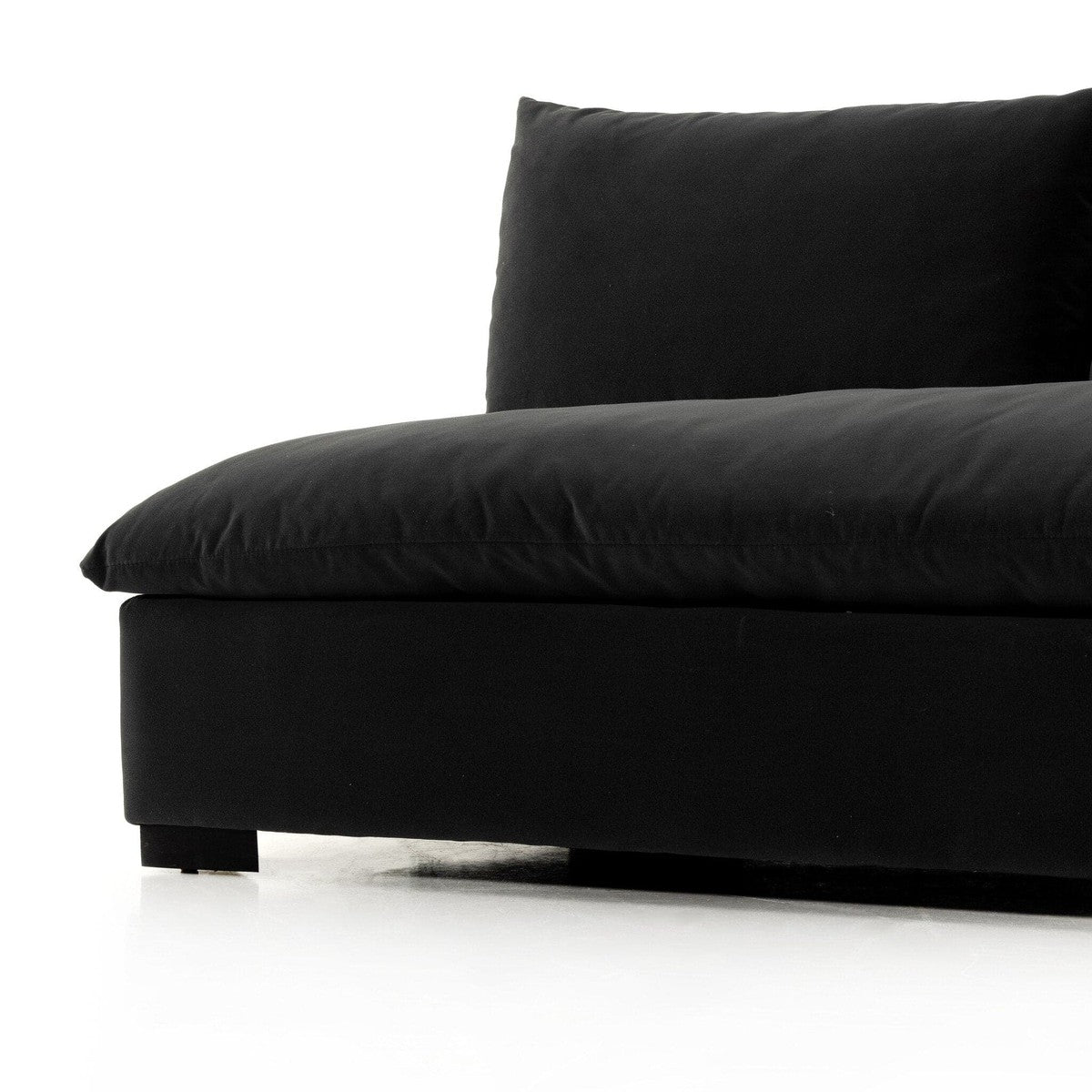 Grant Armless Sofa - Henry Charcoal