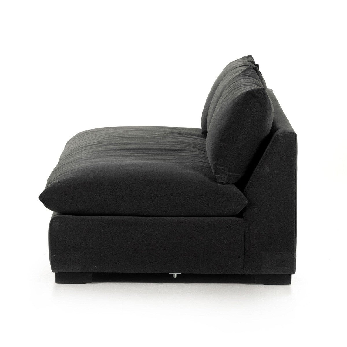 Grant Armless Sofa - Henry Charcoal