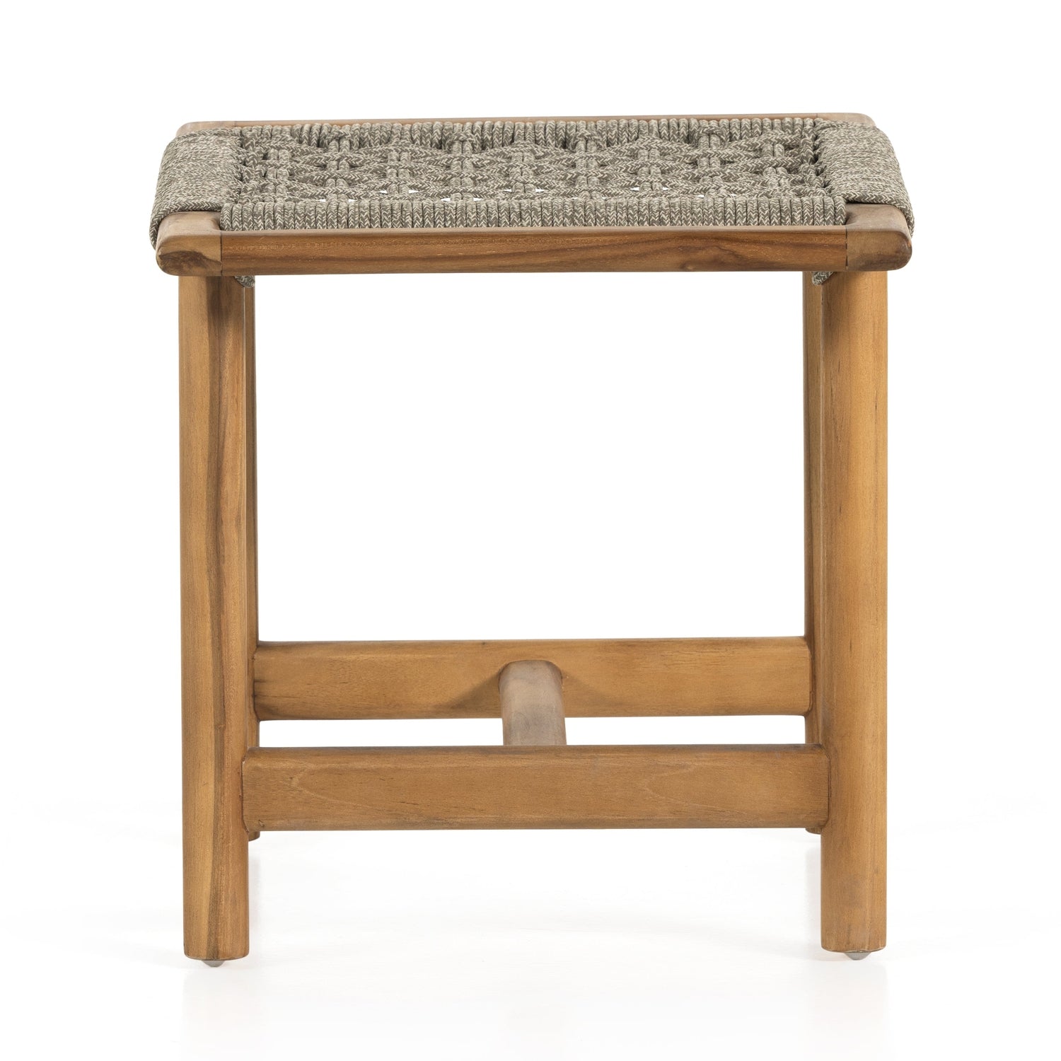 Phoebe Outdoor Accent Bench - Natural Teak-Four Hands-FH-229248-001-Benches-2-France and Son