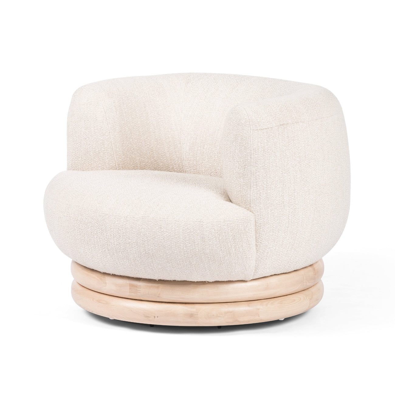 Harding Swivel Chair - Kerbey Taupe