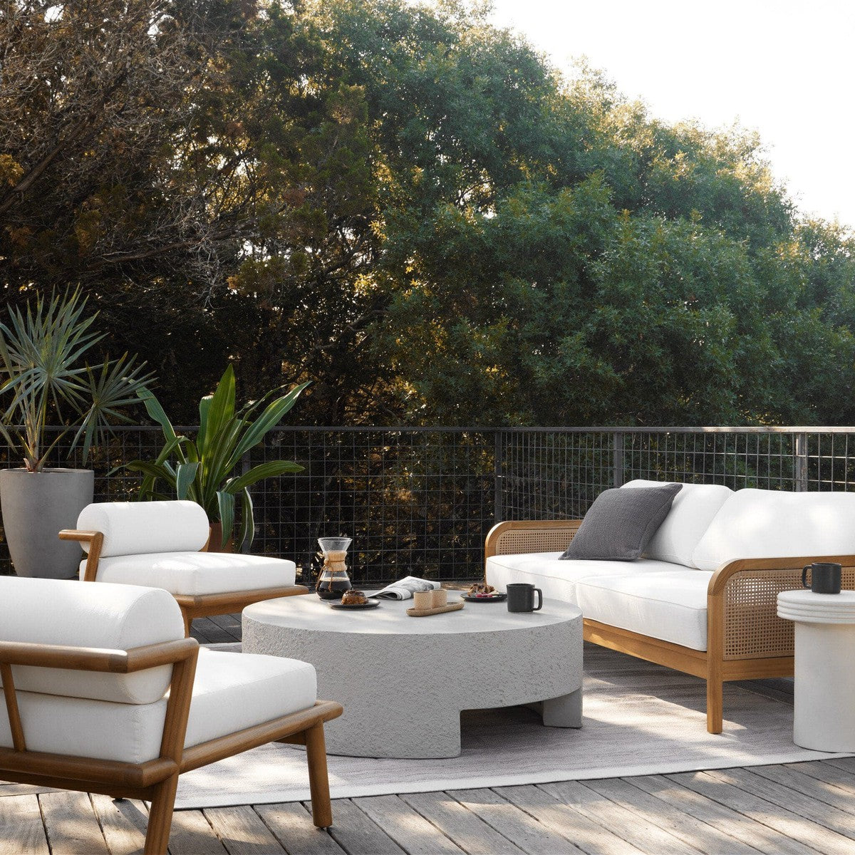 Merit Outdoor Sofa - Venao Ivory