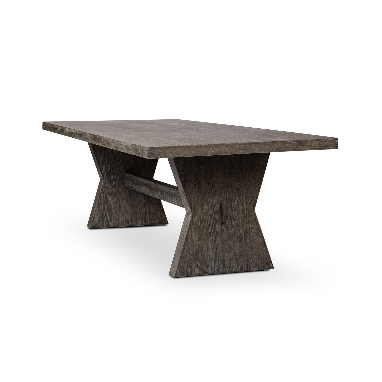 Tia Dining Table - Black Burnt Oak