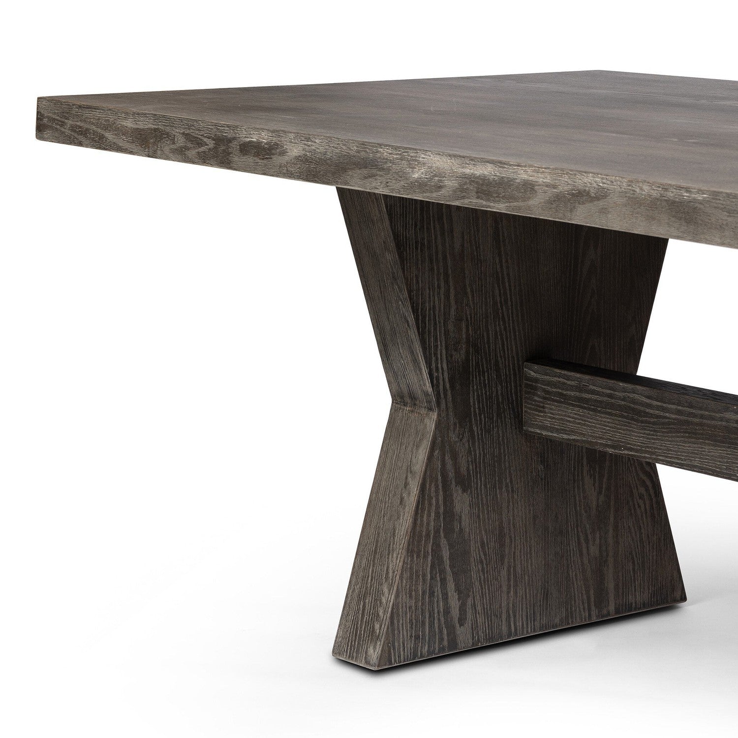 Tia Dining Table - Black Burnt Oak