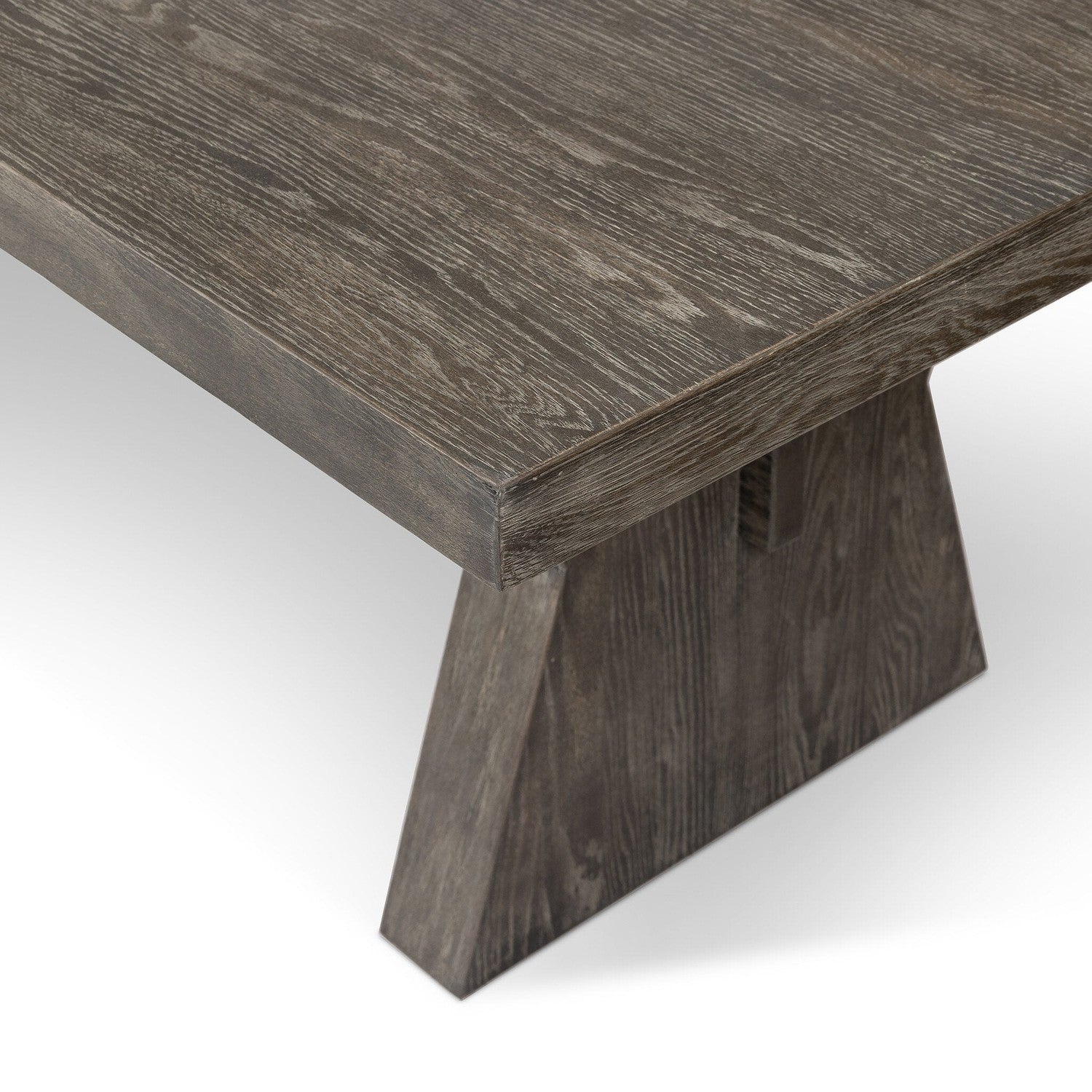 Tia Dining Table - Black Burnt Oak