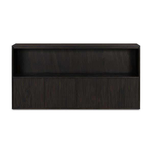 Bane Media Console-Four Hands-FH-229661-002-Media Storage / TV StandsDark Charcoal-3-France and Son
