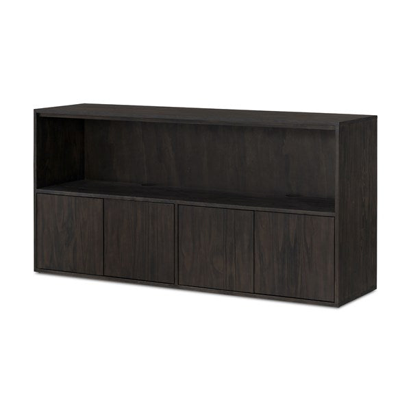 Bane Media Console-Four Hands-FH-229661-002-Media Storage / TV StandsDark Charcoal-1-France and Son