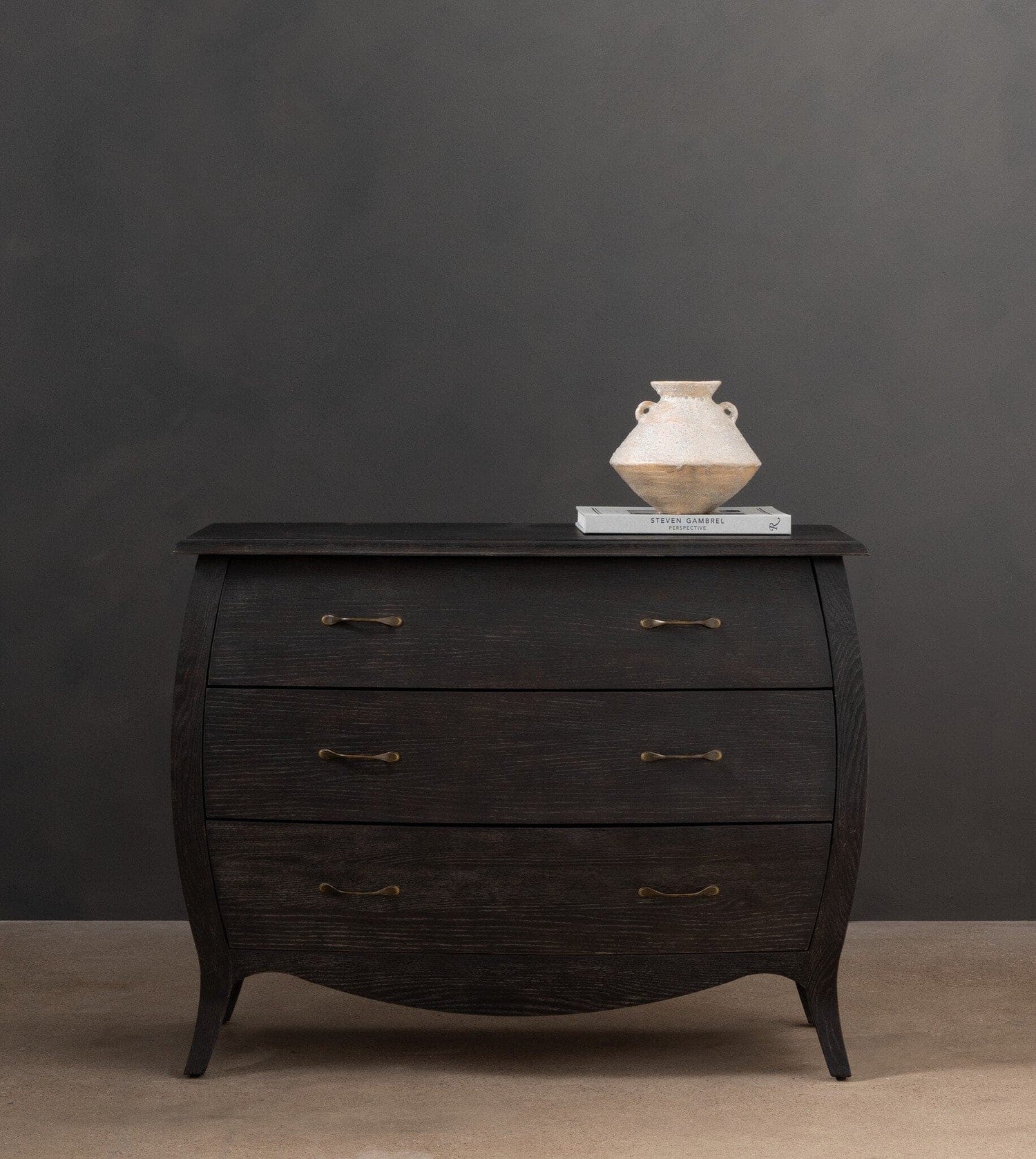 Antoinette Chest - Distressed Black Oak