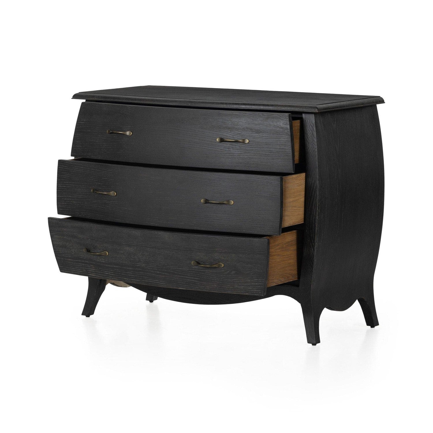 Antoinette Chest - Distressed Black Oak