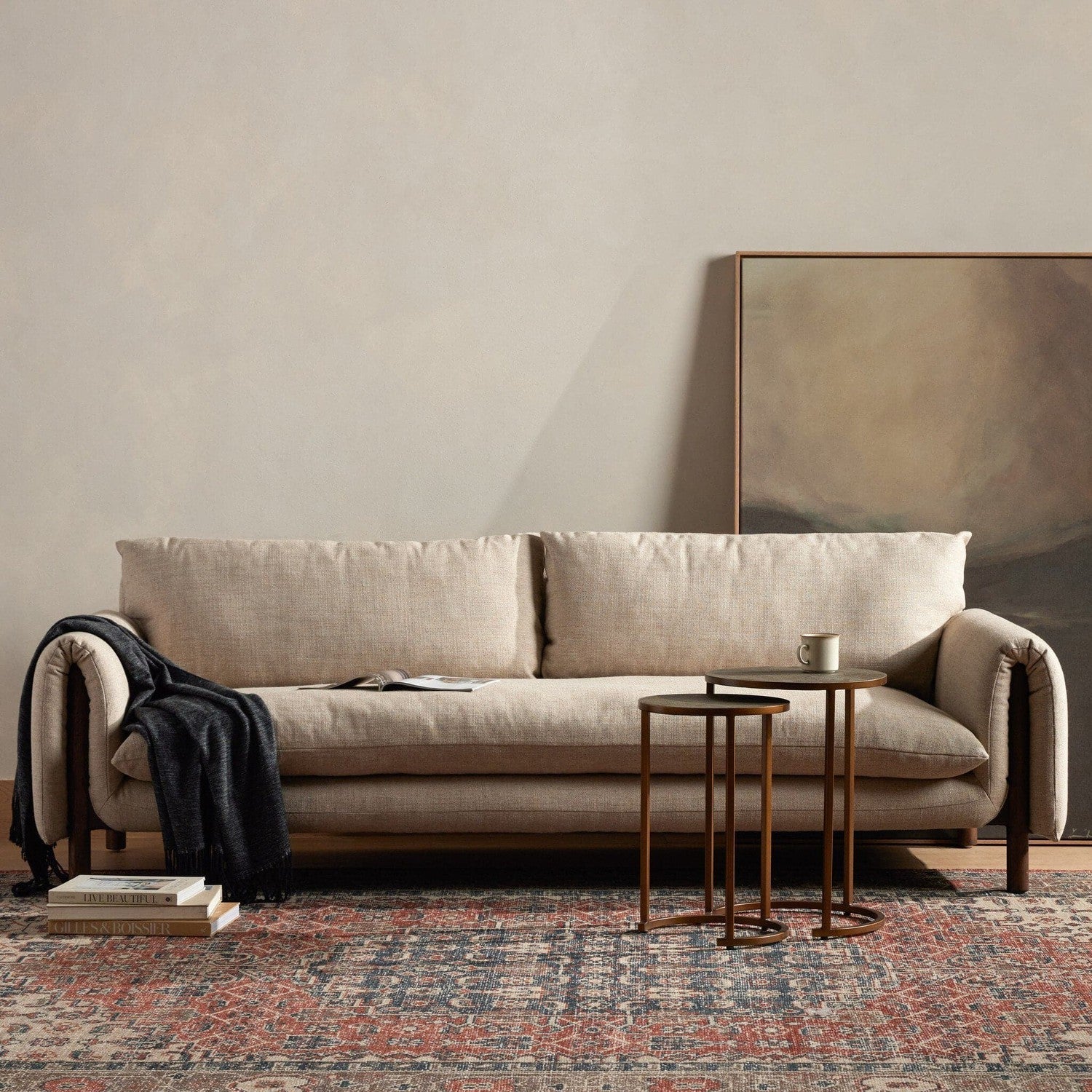 Fleming Sofa - Alcala Wheat