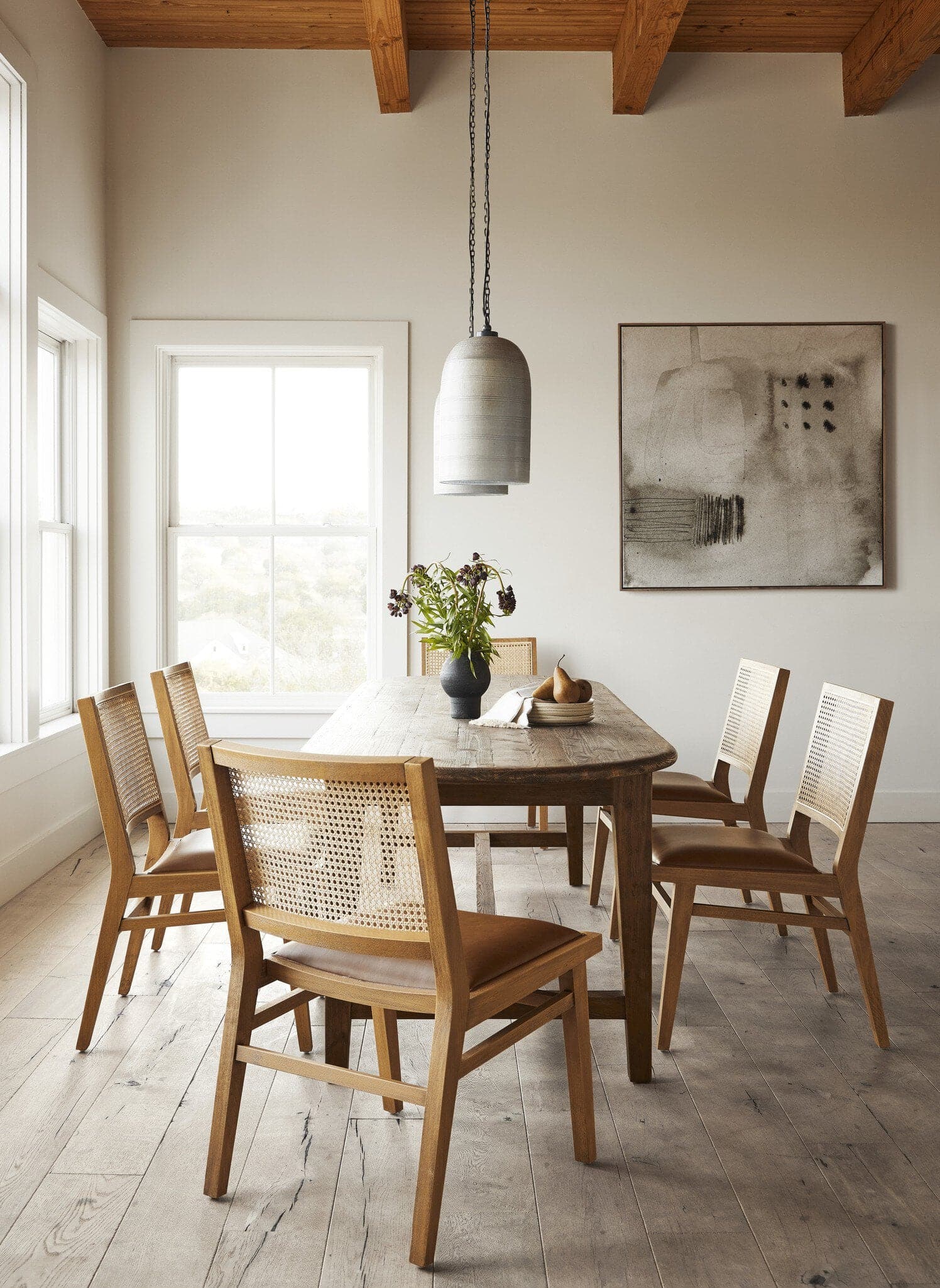 Alfie Dining Table - Waxed Pine