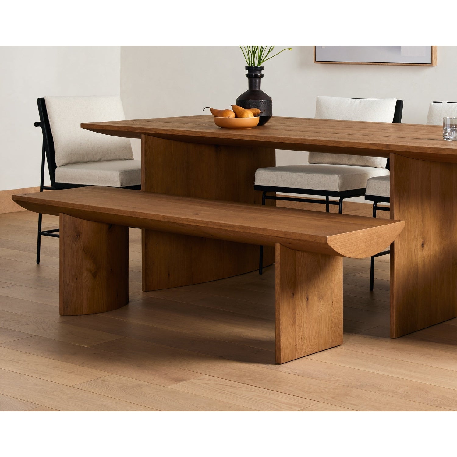 Pickford Dining Table-Four Hands-FH-229943-001-Benches68"-2-France and Son