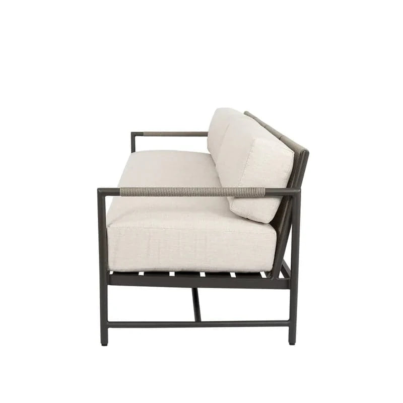 Pietra Outdoor Sofa 87" - Sunbrella Echo Ash 57005-0000