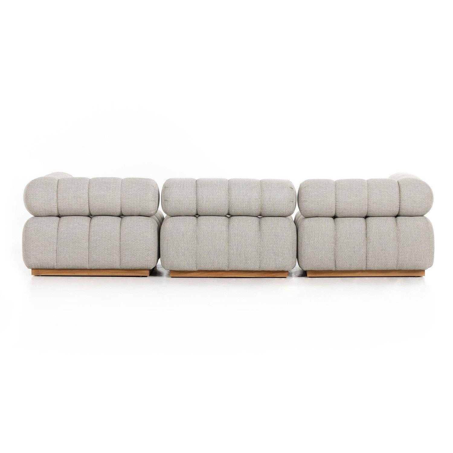 Roma Outdoor 3-Piece Sectional - Faye Ash