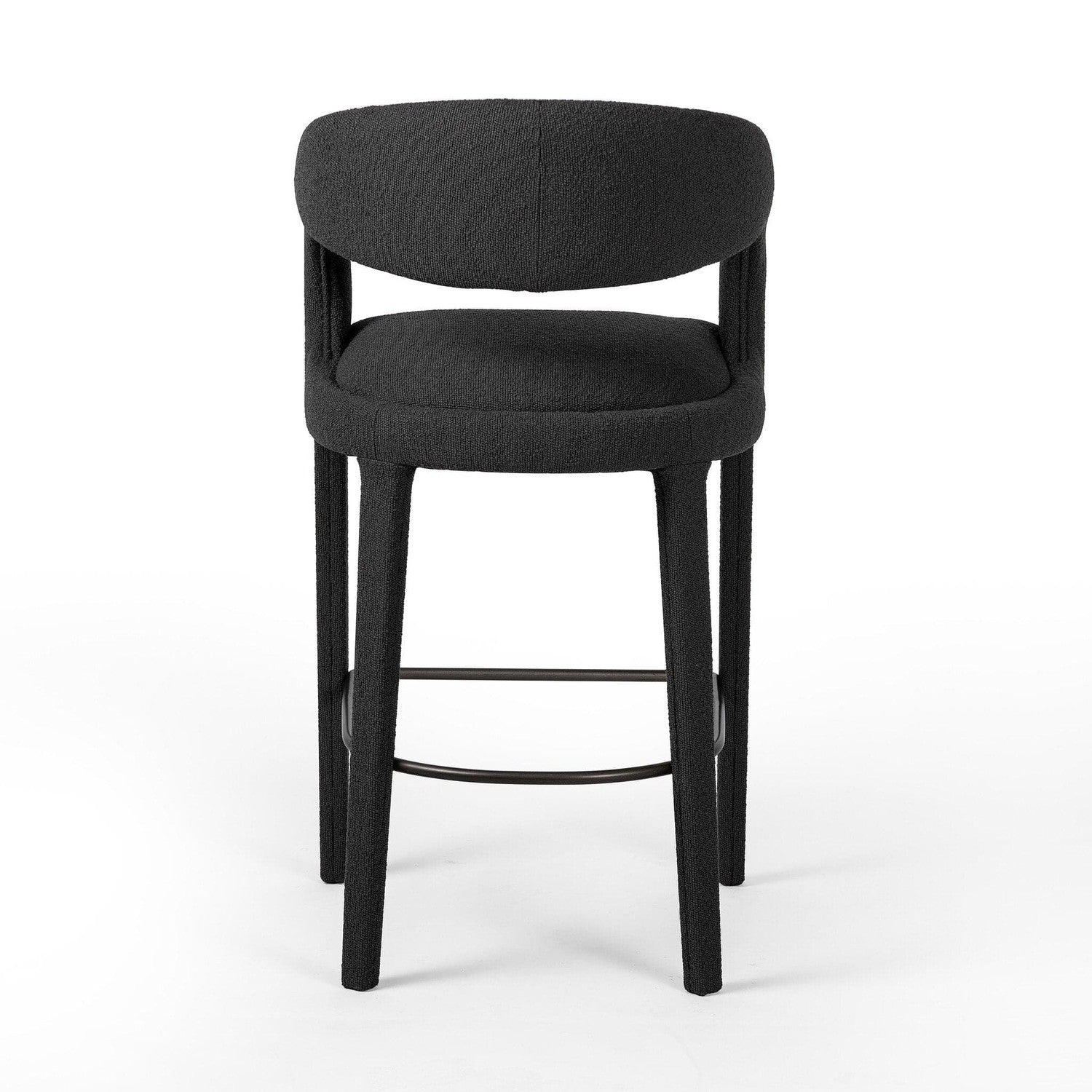 Hawkins Bar + Counter Stool - FIQA Boucle Charcoal