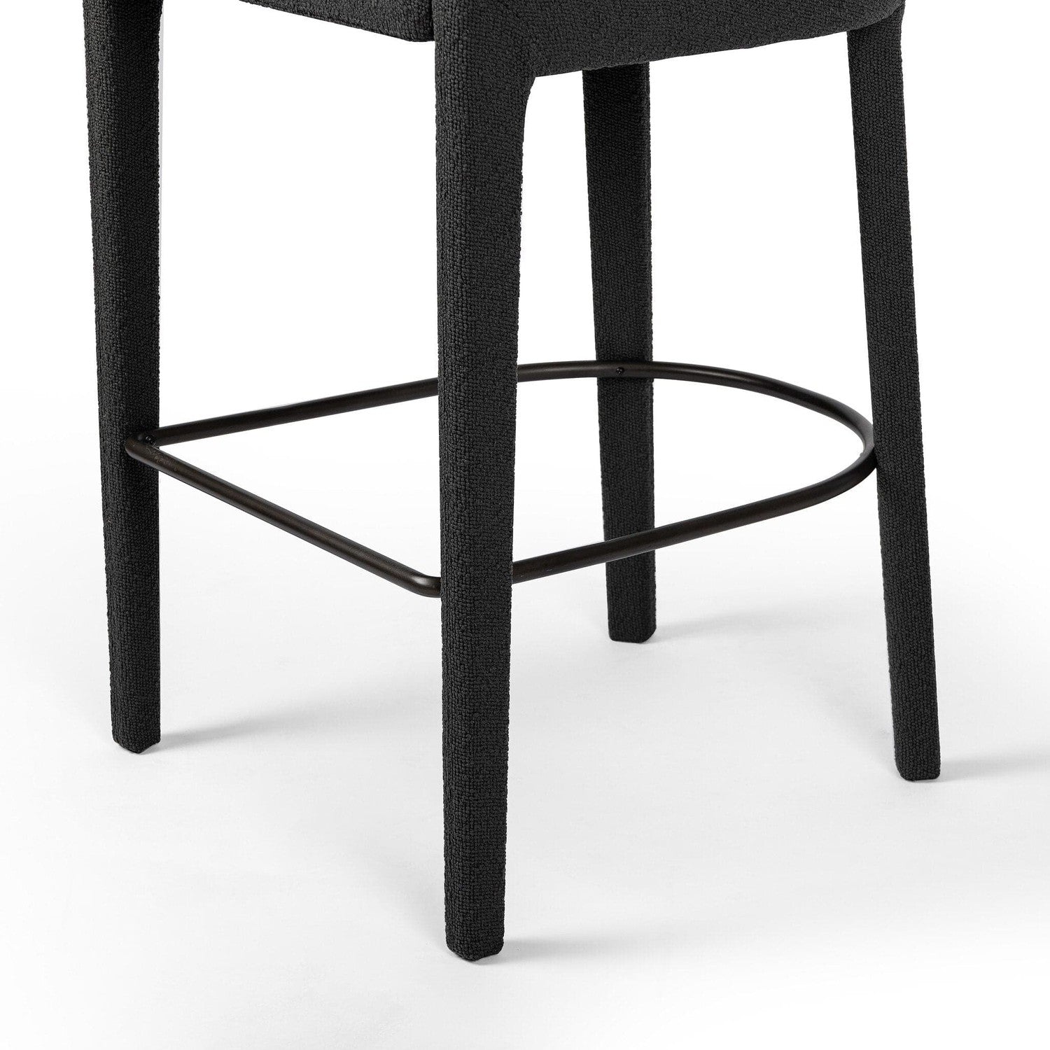 Hawkins Bar + Counter Stool - FIQA Boucle Charcoal